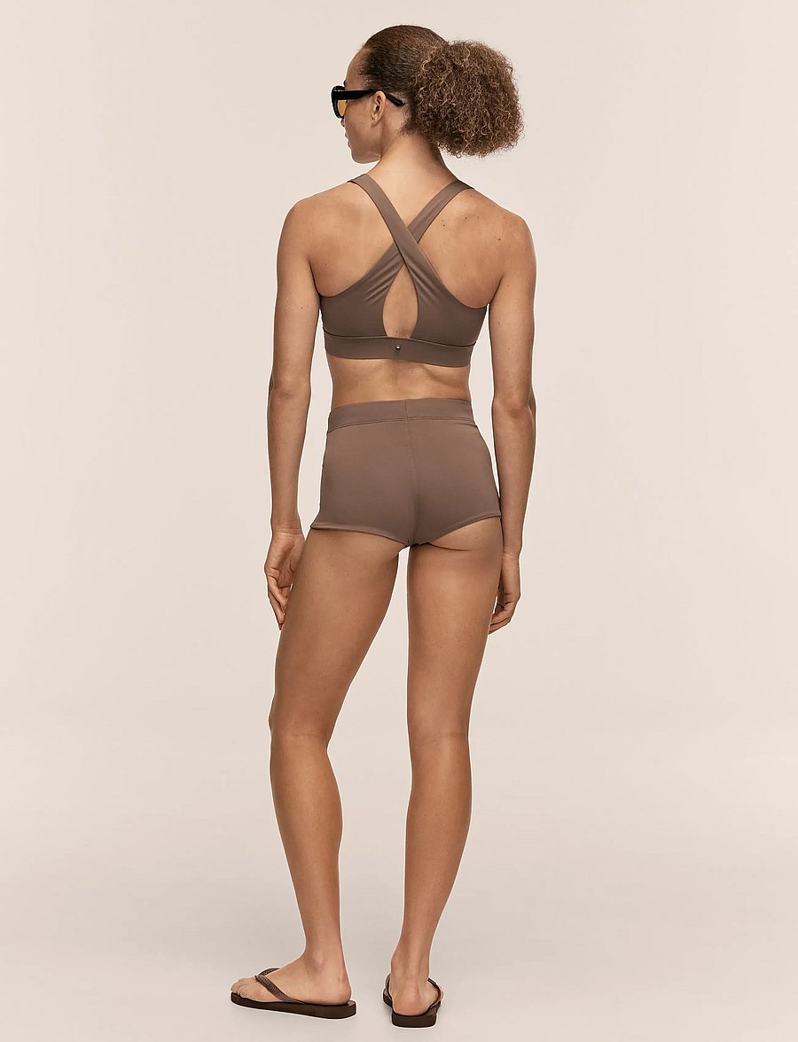 Casall - Millennial Bikini Shorts - bikinis - warm khaki - 3