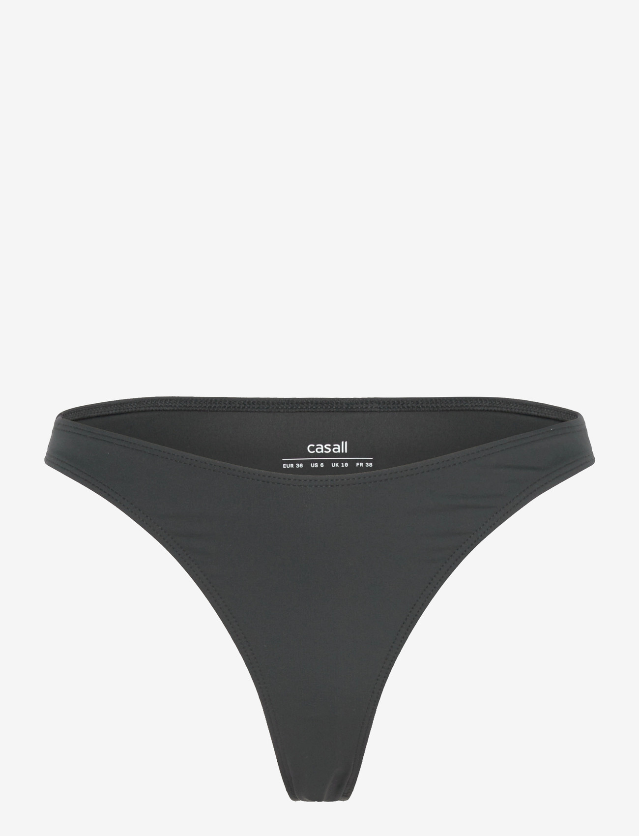 Casall - High Leg Brazilian Bottom - sports swimwear - black - 1
