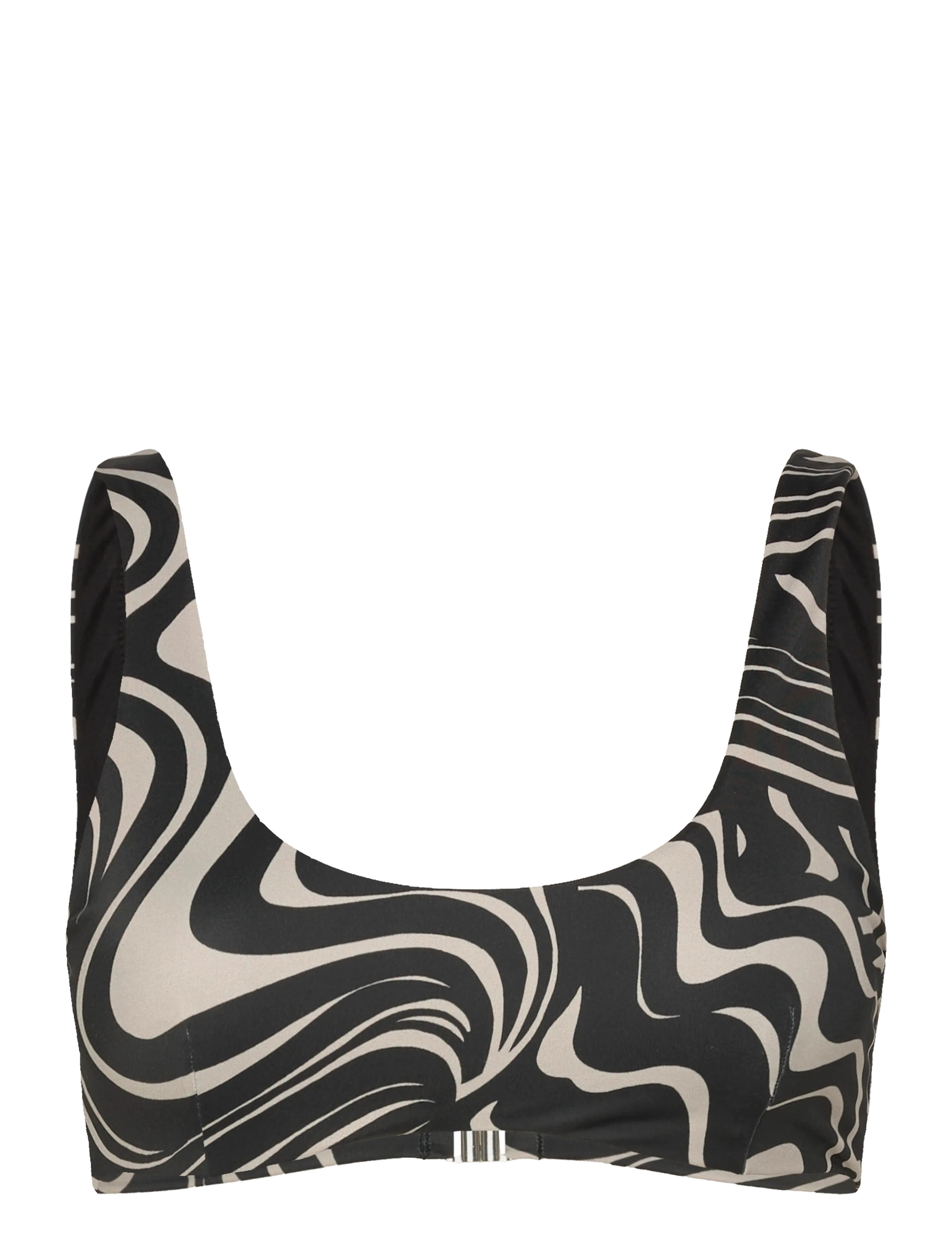 Casall Swirl U-Shape Bikini Top - Uutuudet - NUBOHO SWIRL / black