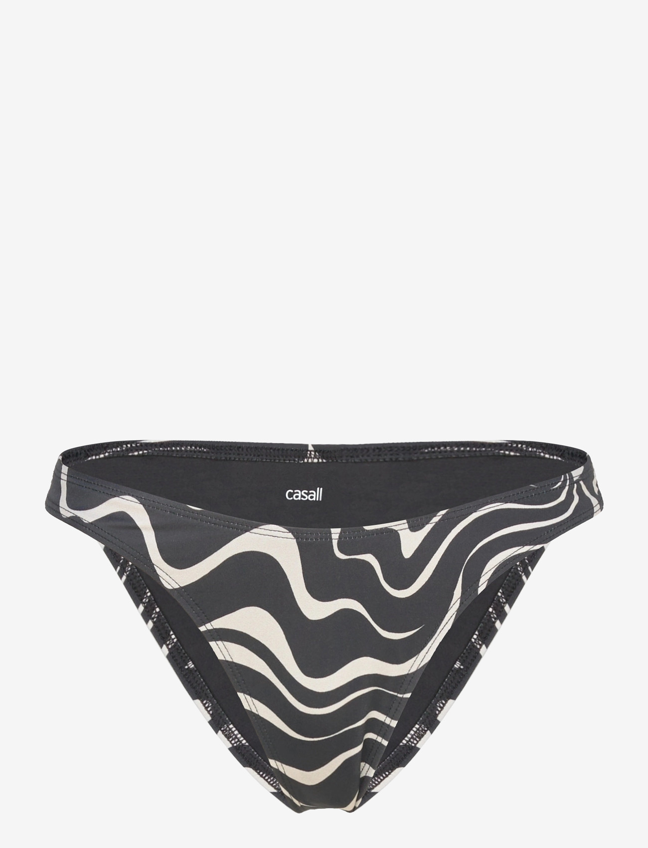 Casall - Swirl High Leg Bikini Bottom - sports swimwear - nuboho swirl - 1