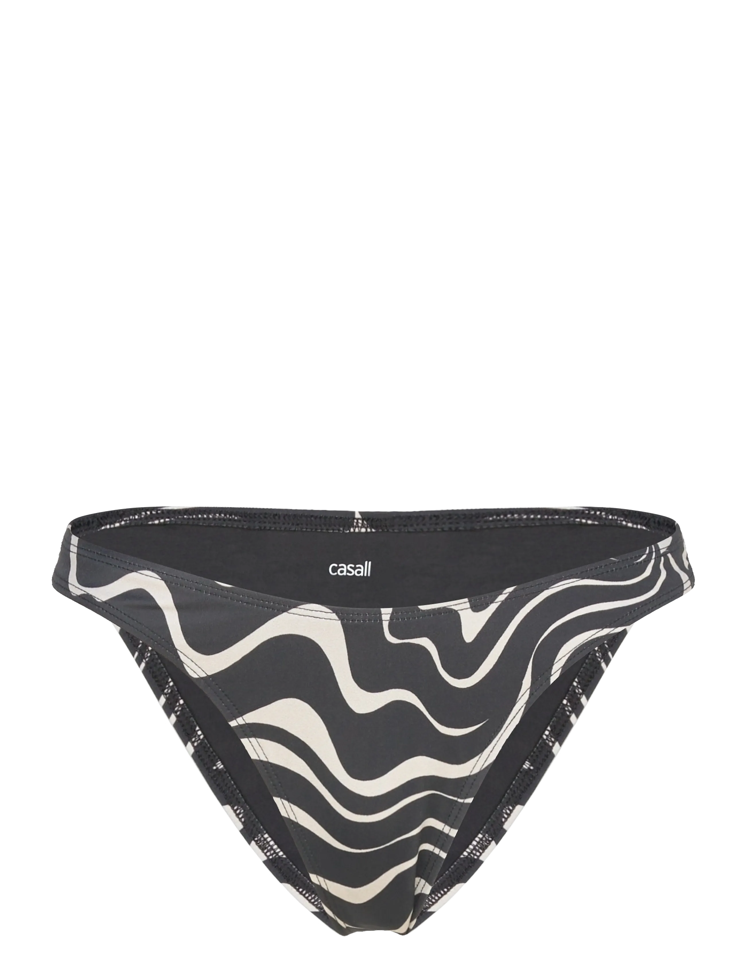 Casall Swirl High Leg Bikini Bottom - Bademode - NUBOHO SWIRL / black
