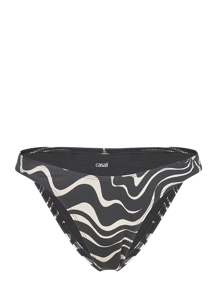Casall - Swirl High Leg Bikini Bottom - urheilu-uima-asut - nuboho swirl - 1
