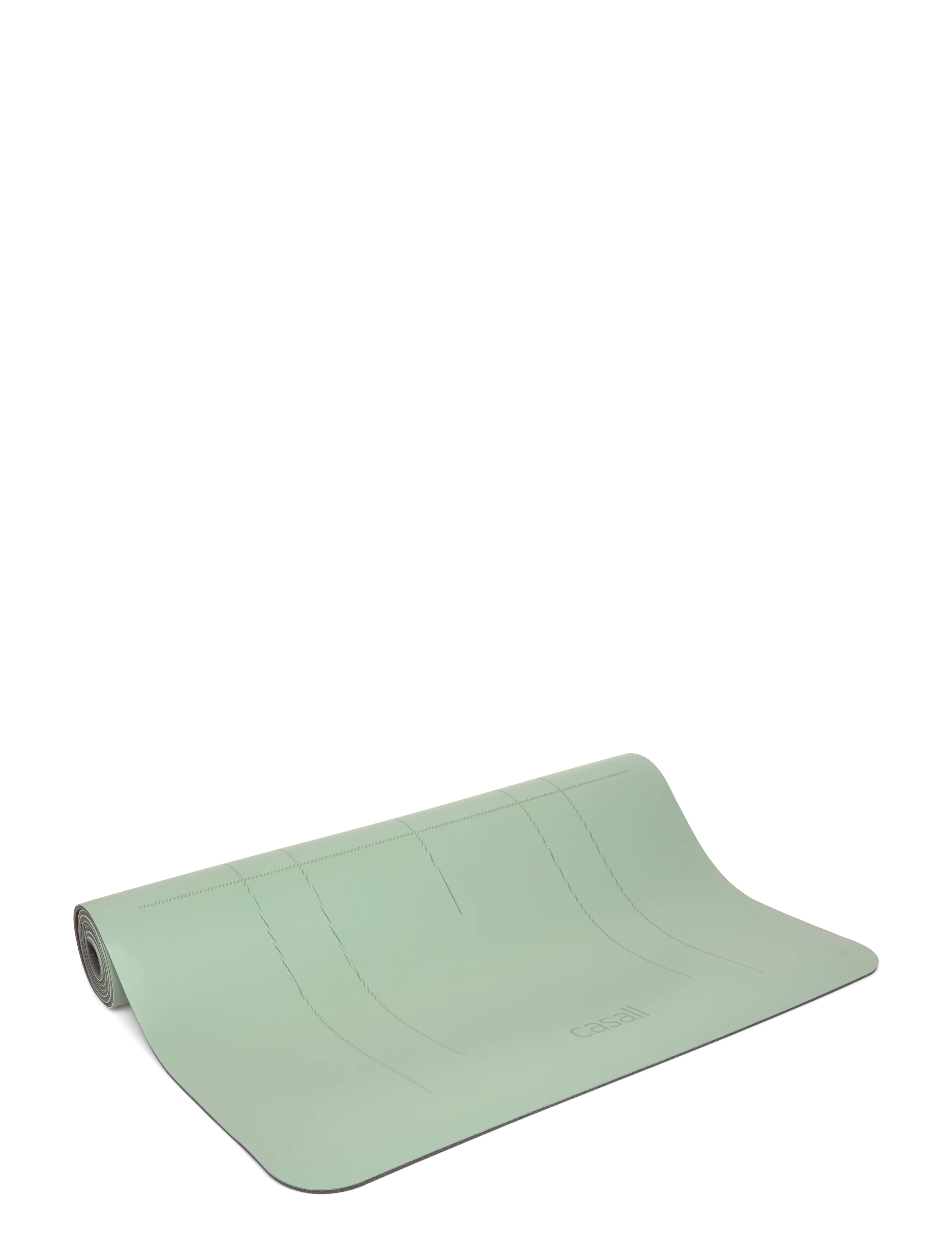 Casall Yoga Mat Grip & Cushion III 5mm - Joogavälineet - SOFT TEAL / green