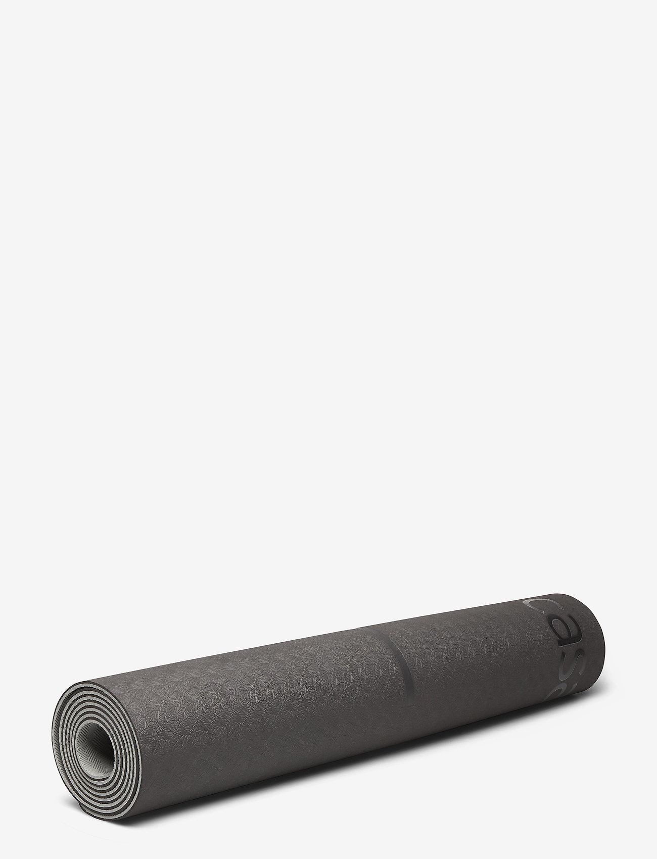 Casall - Yoga mat position 4mm - träningsmattor & accessoarer - black/grey - 1