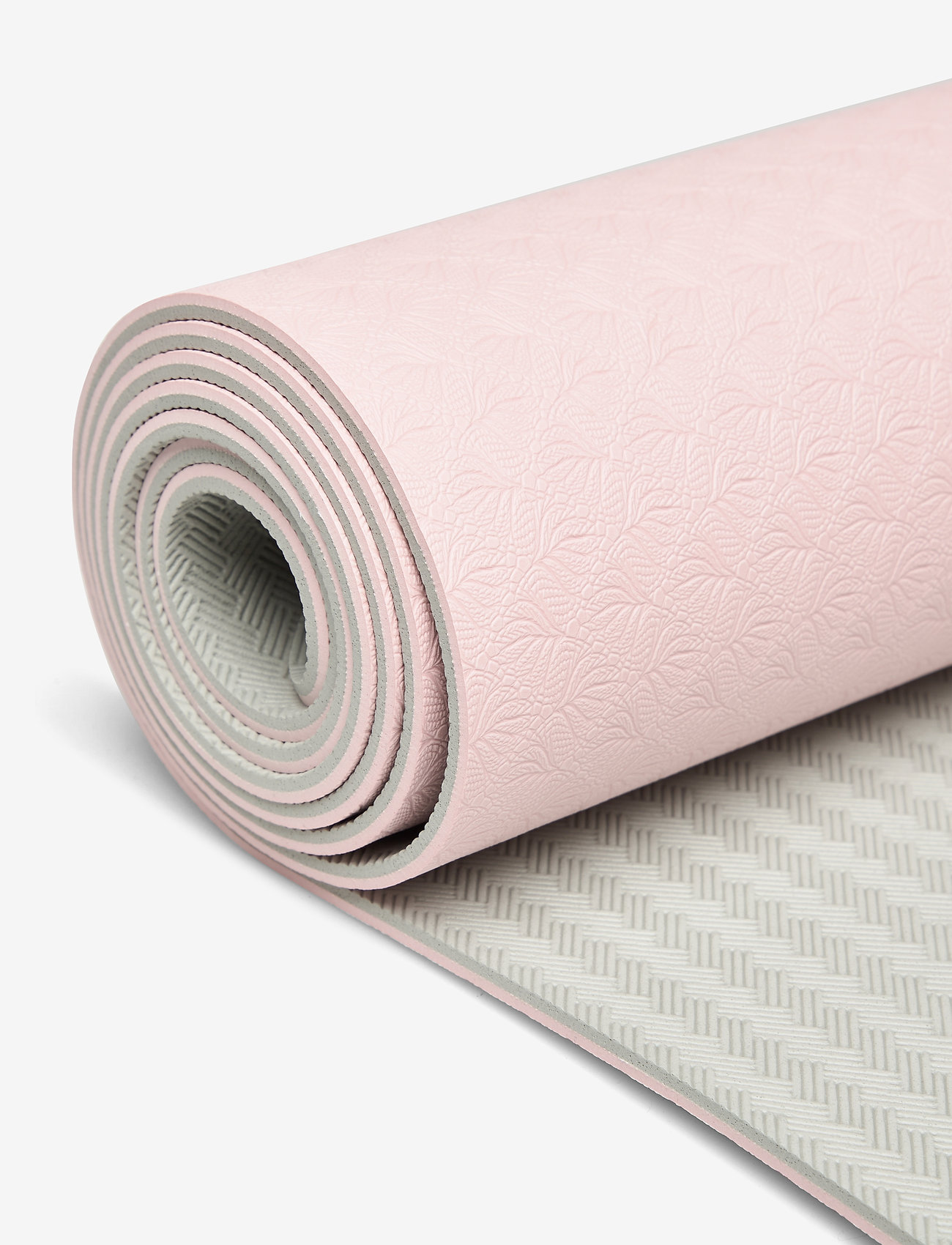 Casall - Yoga mat position 4mm - maty i akcesoria do jogi - lucky pink/grey - 1