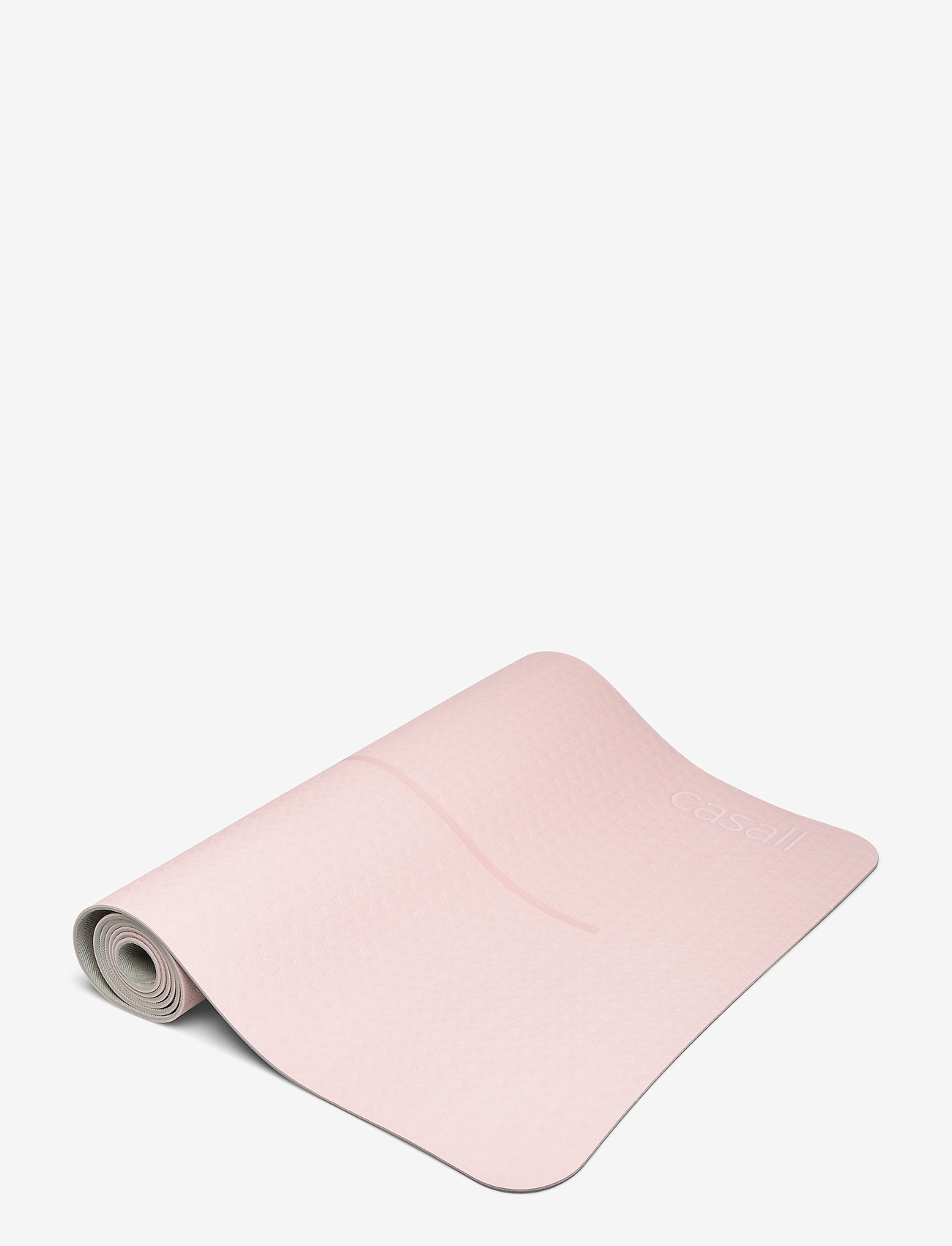 Casall - Yoga mat position 4mm - maty i akcesoria do jogi - lucky pink/grey - 0