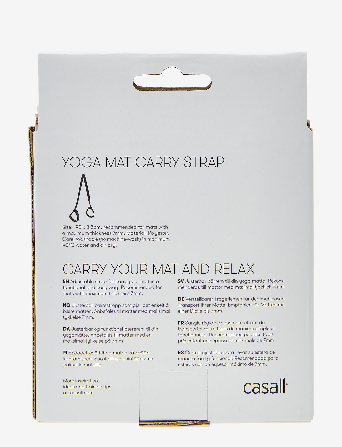 Casall - Mat carry strap - black - 1