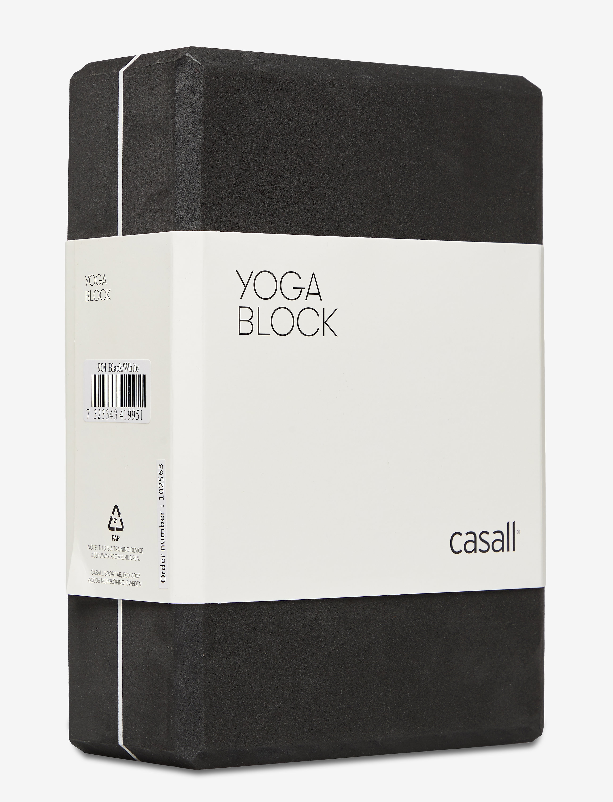 Yoga block - BLACK/WHITE