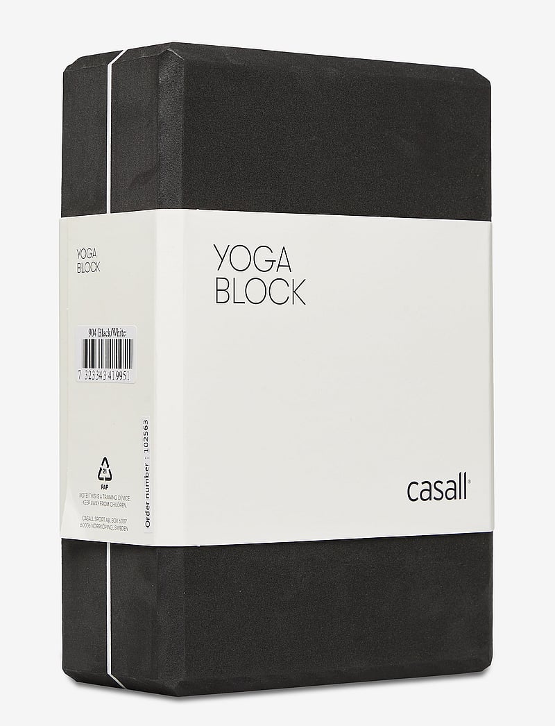 Casall - Yoga block - yogablock & yogaremmar - black/white - 0