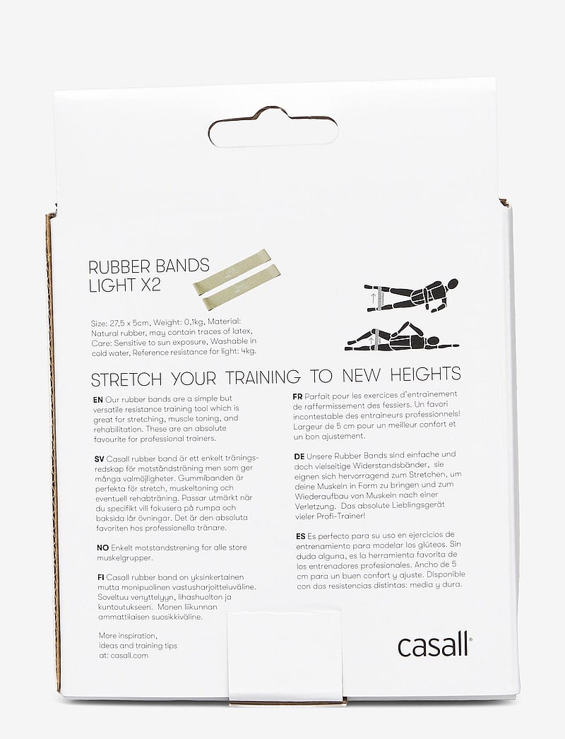 Casall - Rubber band light 2pcs - trainingsbänder - light green - 2