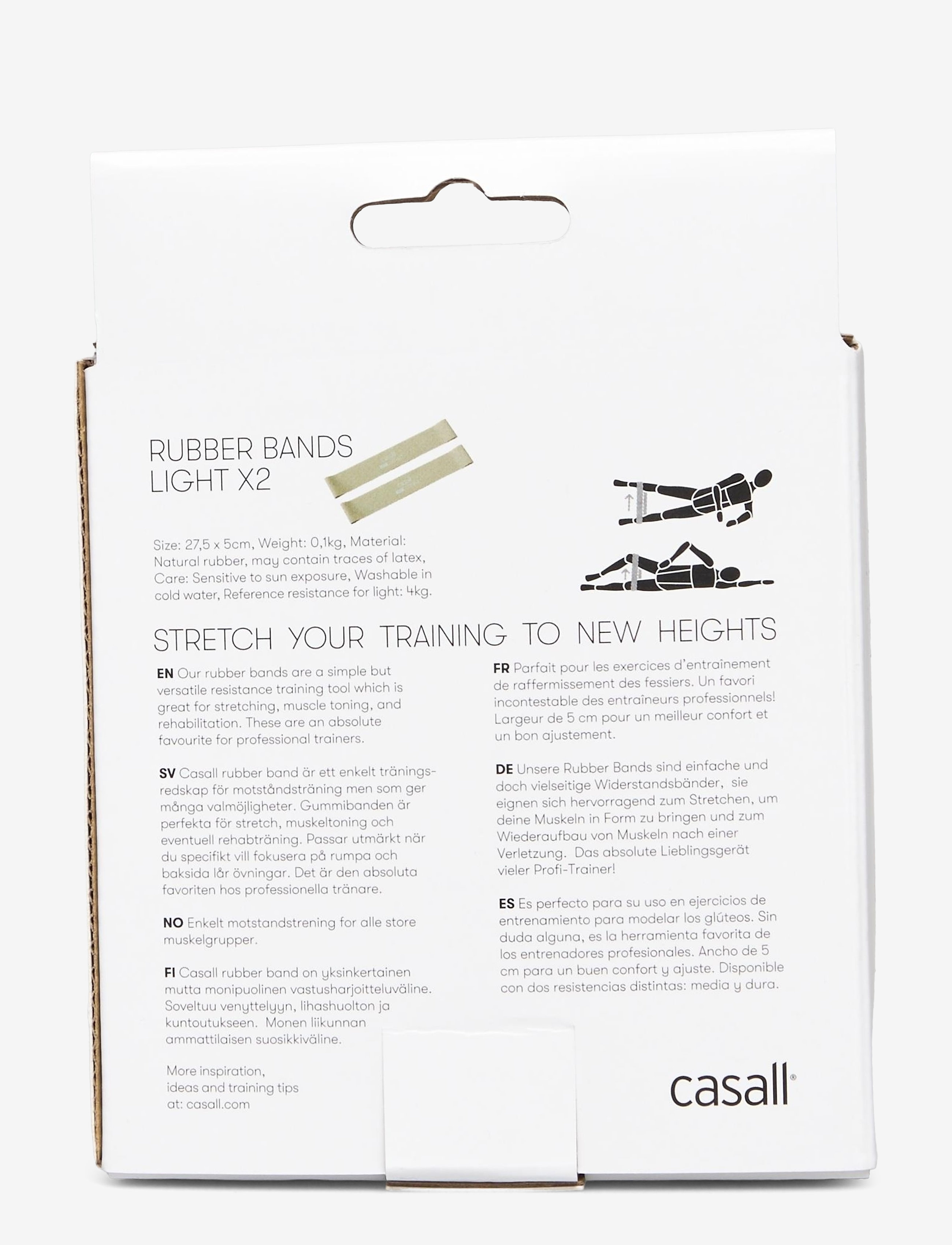 Casall - Rubber band light 2pcs - treningsstrikker - light green - 2