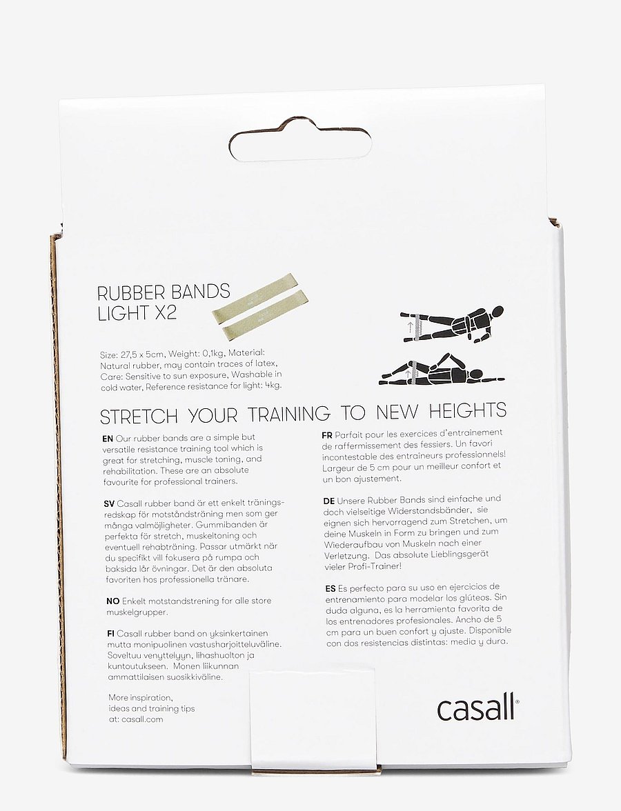 Casall - Rubber band light 2pcs - treningsstrikker - light green - 2