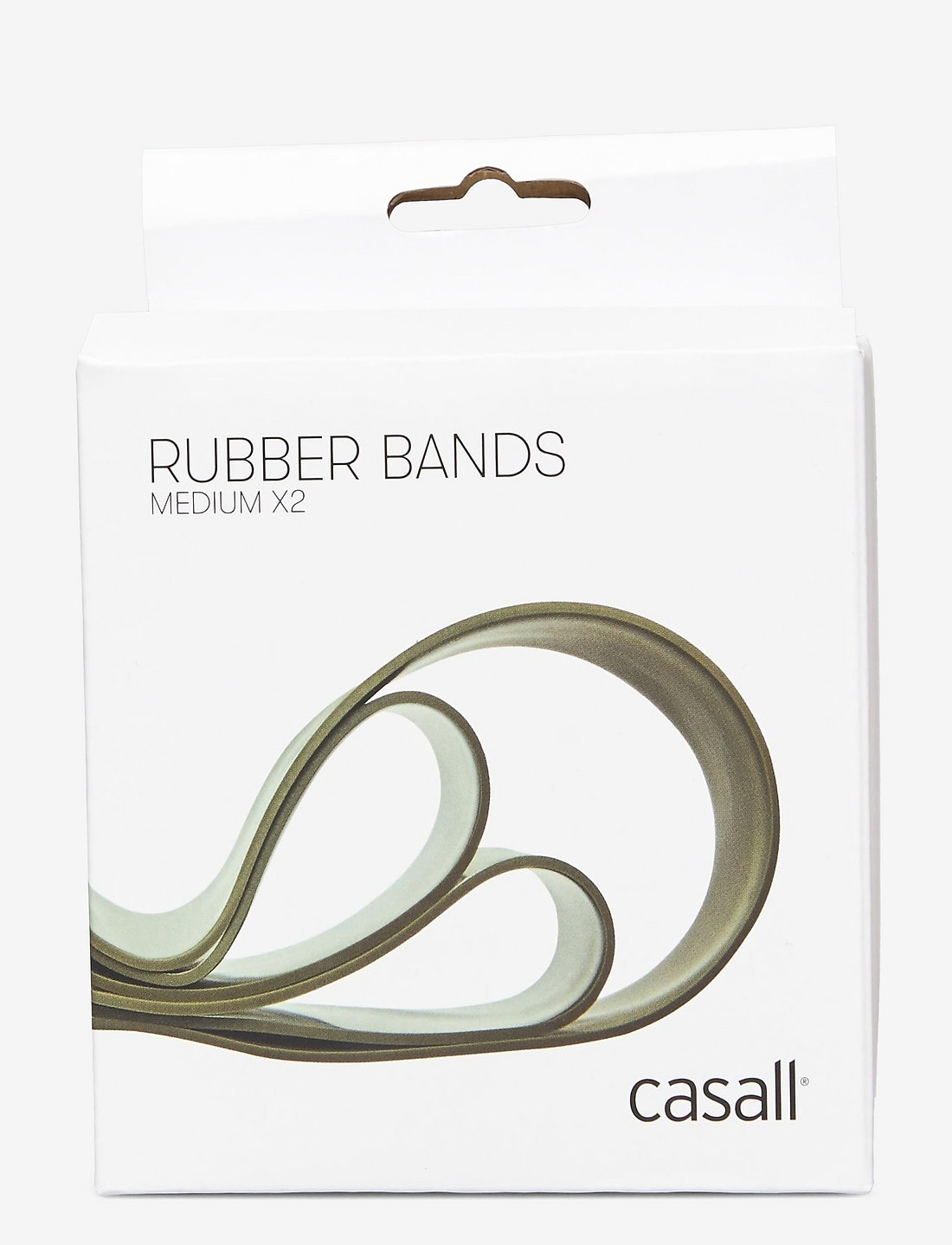Casall - Rubber band Medium 2pcs - resistentsusribad - medium green - 1