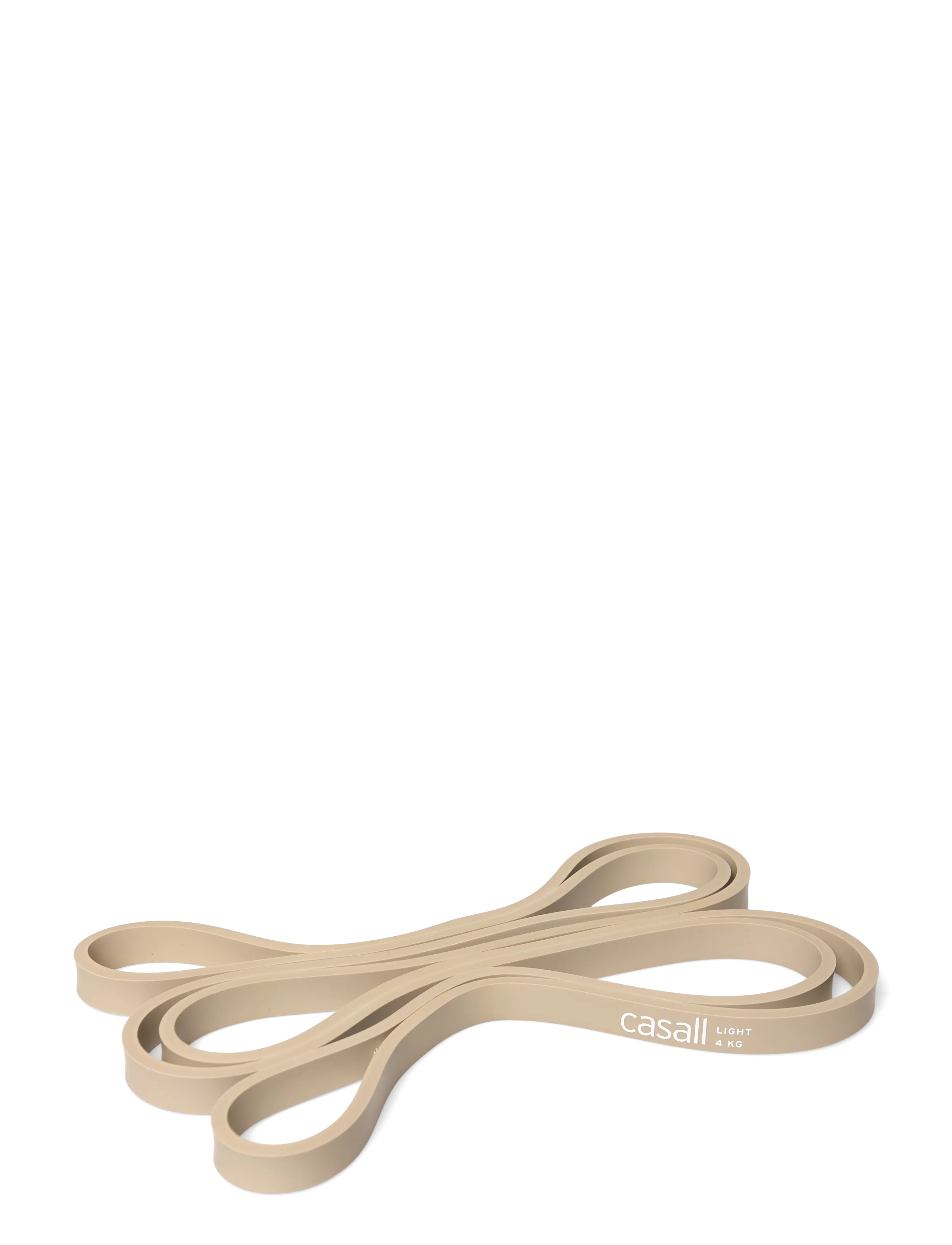 Casall Long Rubber Band Light, One Size, Workout Equipment, Beige - Resistance Bands, Frauen