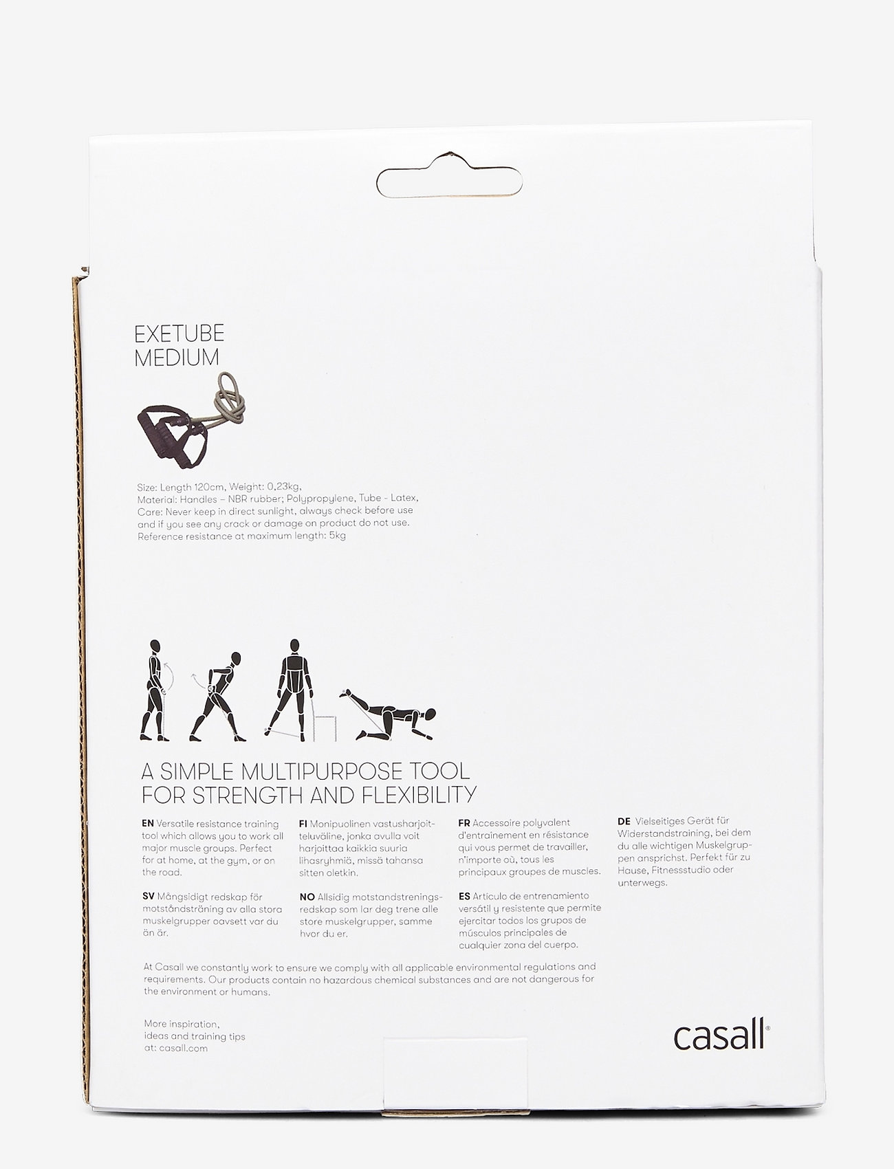 Casall - Exetube medium - hjemmetræningsudstyr - medium green - 2