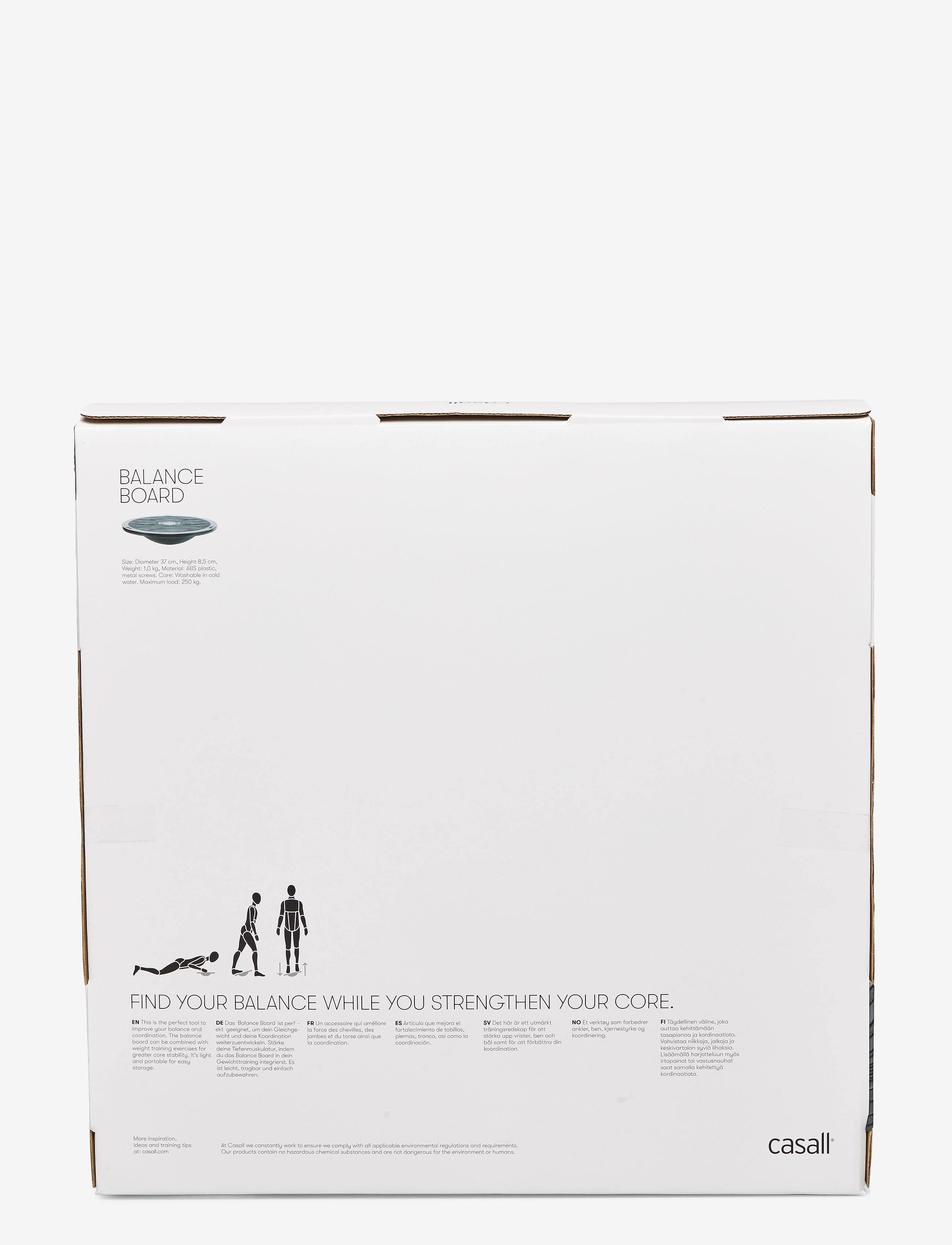 Casall - Balance Board II - kotitreenivälineet - black - 2