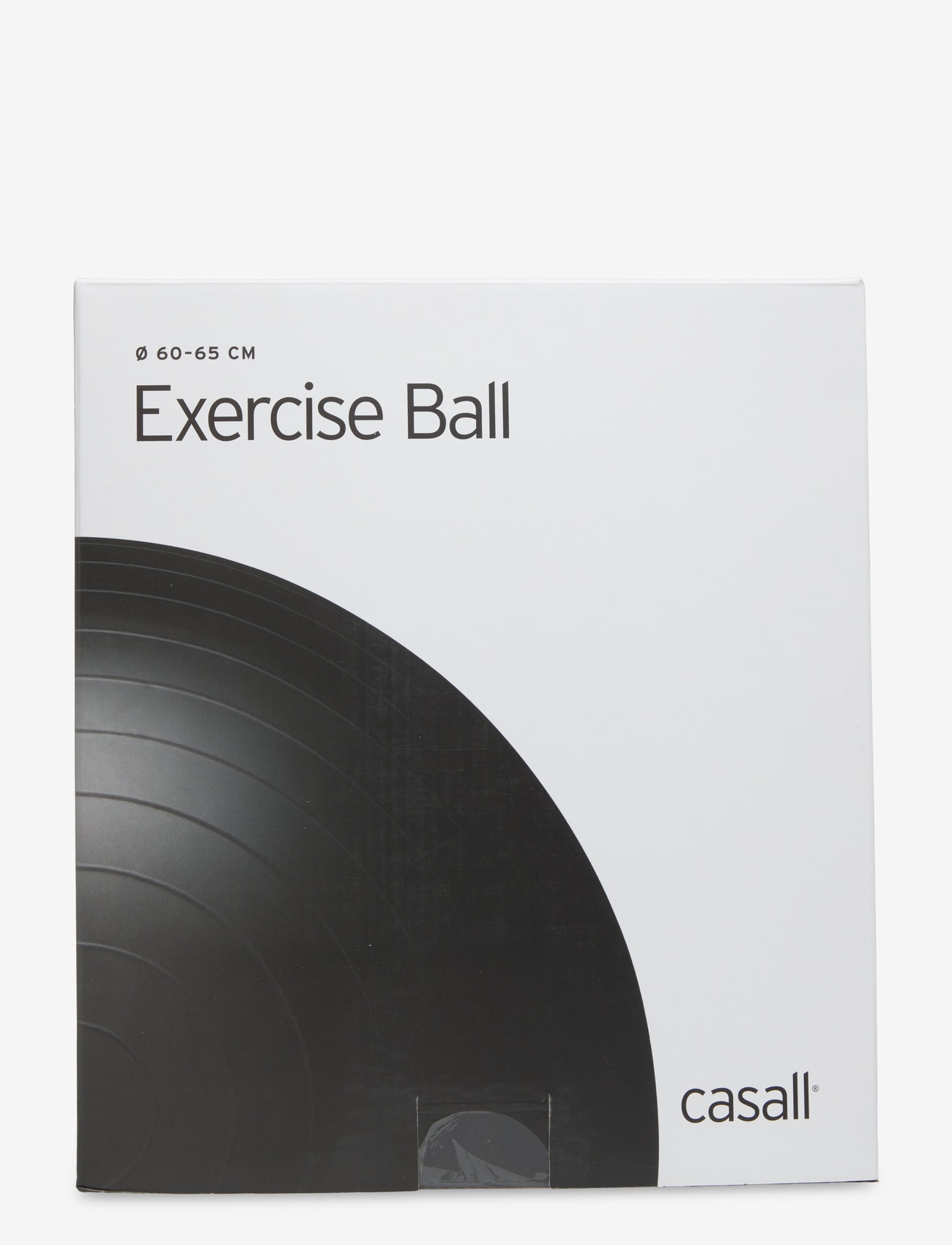 Casall - Exercise Ball 60-65cm - kotitreenivälineet - black - 0