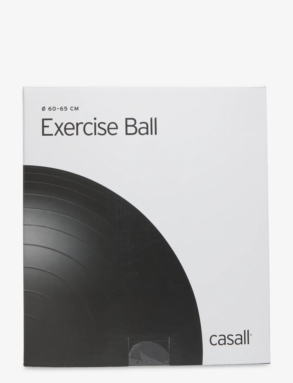 Casall - Exercise Ball 60-65cm - kodune treeningvarustus - black - 0