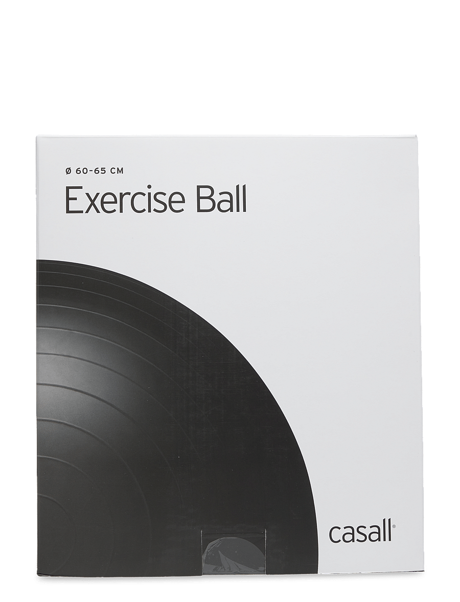 Casall - Exercise Ball 60-65cm - kotitreenivälineet - black - 0