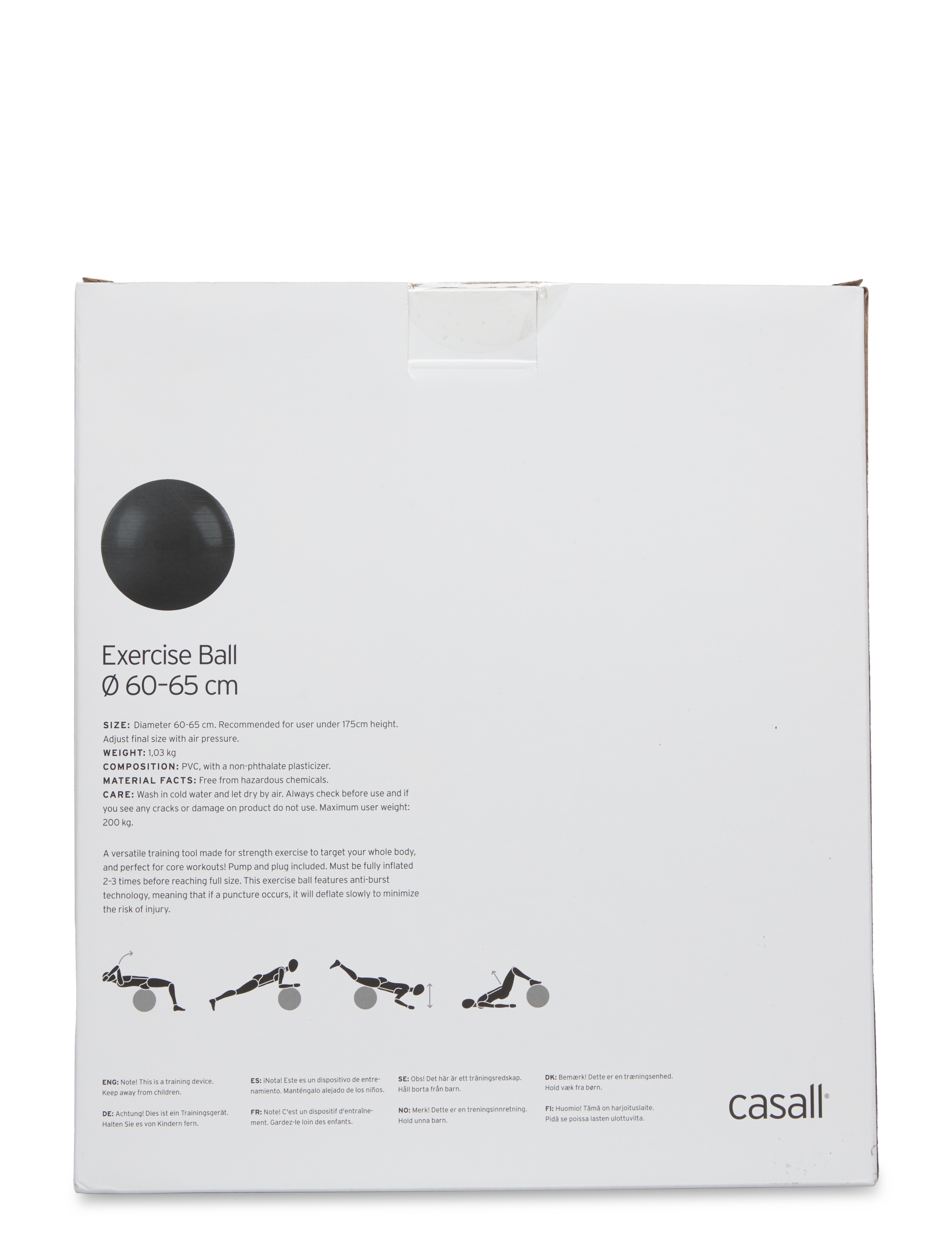 Exercise Ball 60-65 cm 2