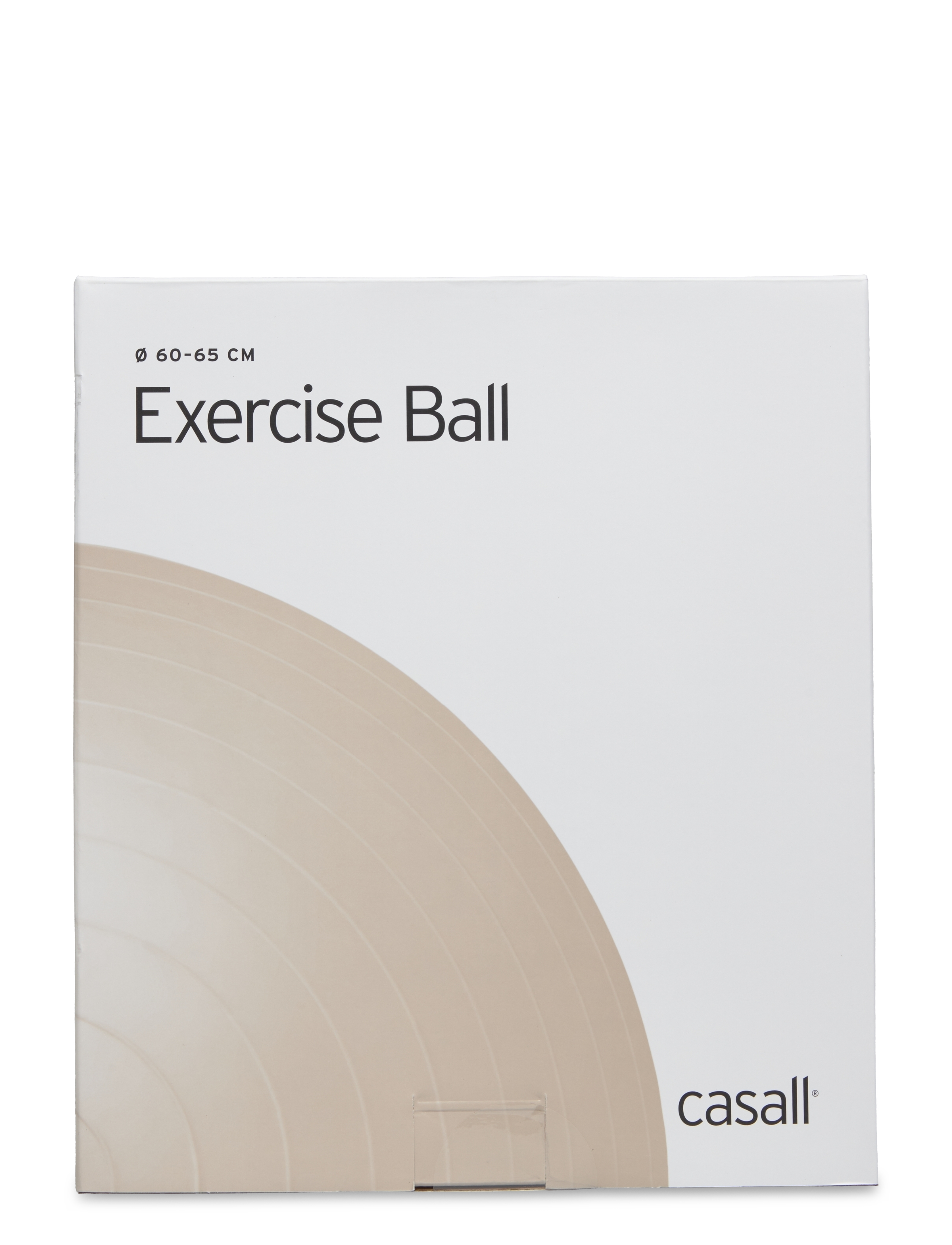 CASALL Exercise Ball 60-65Cm Beige - One Size - Damen