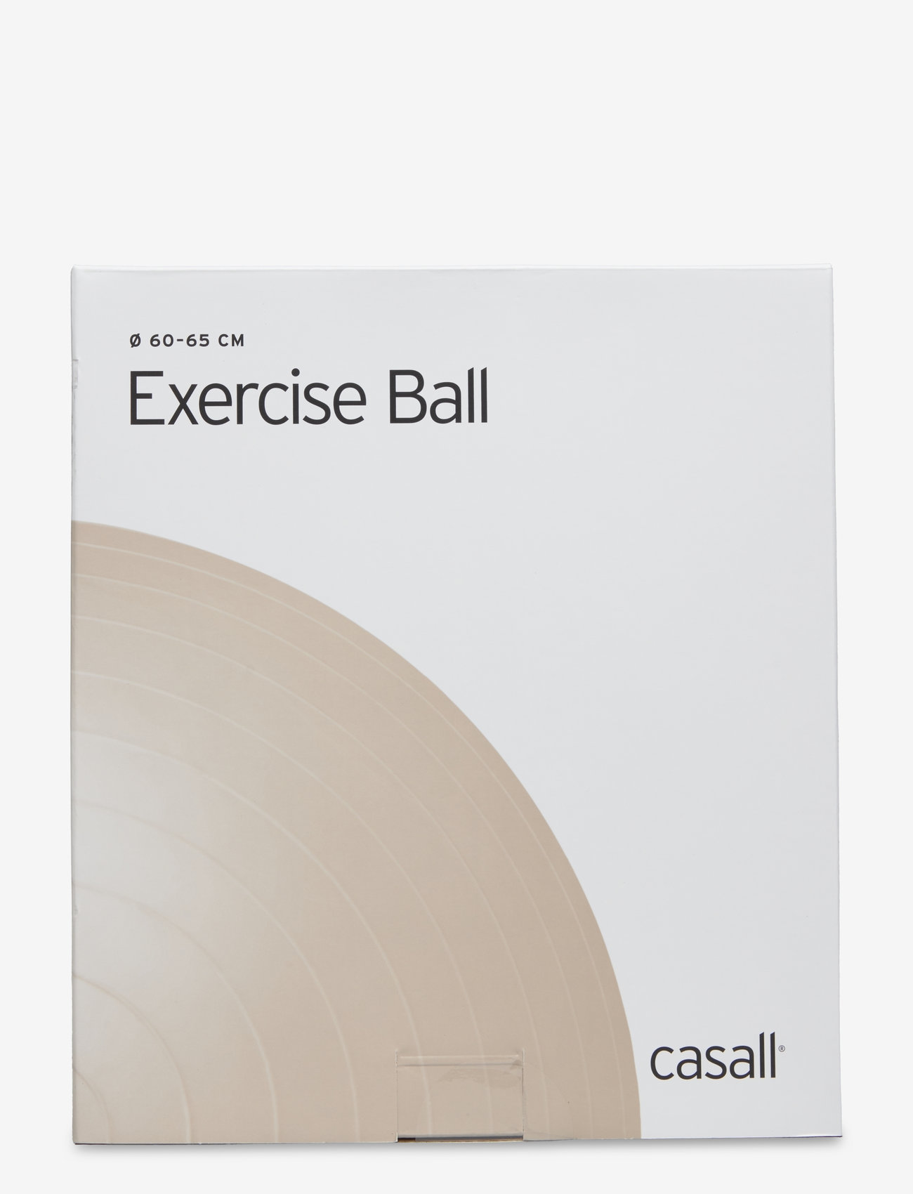 Casall - Exercise Ball 60-65cm - träningsutrustning för hemmet - light cashmere - 1