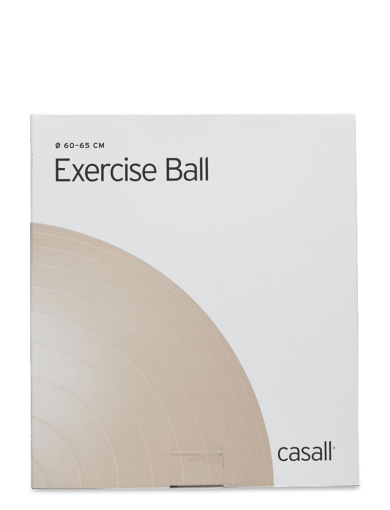 Casall - Exercise Ball 60-65cm - träningsutrustning för hemmet - light cashmere - 1