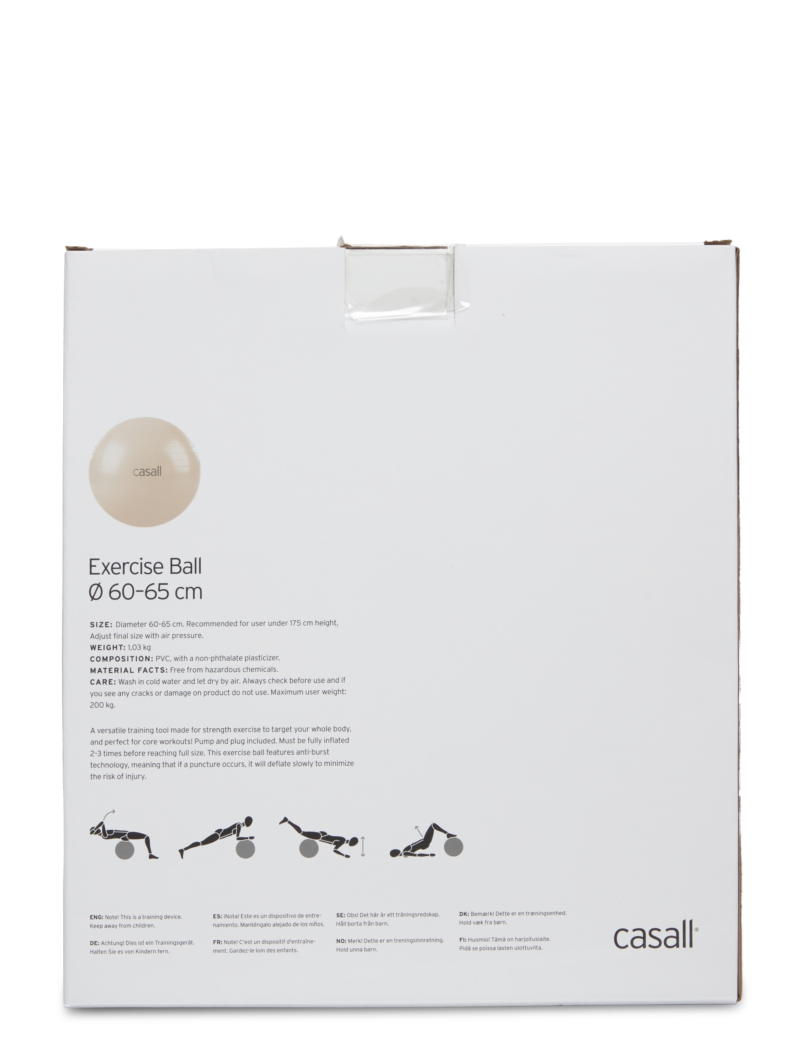 Exercise Ball 60-65 cm 2