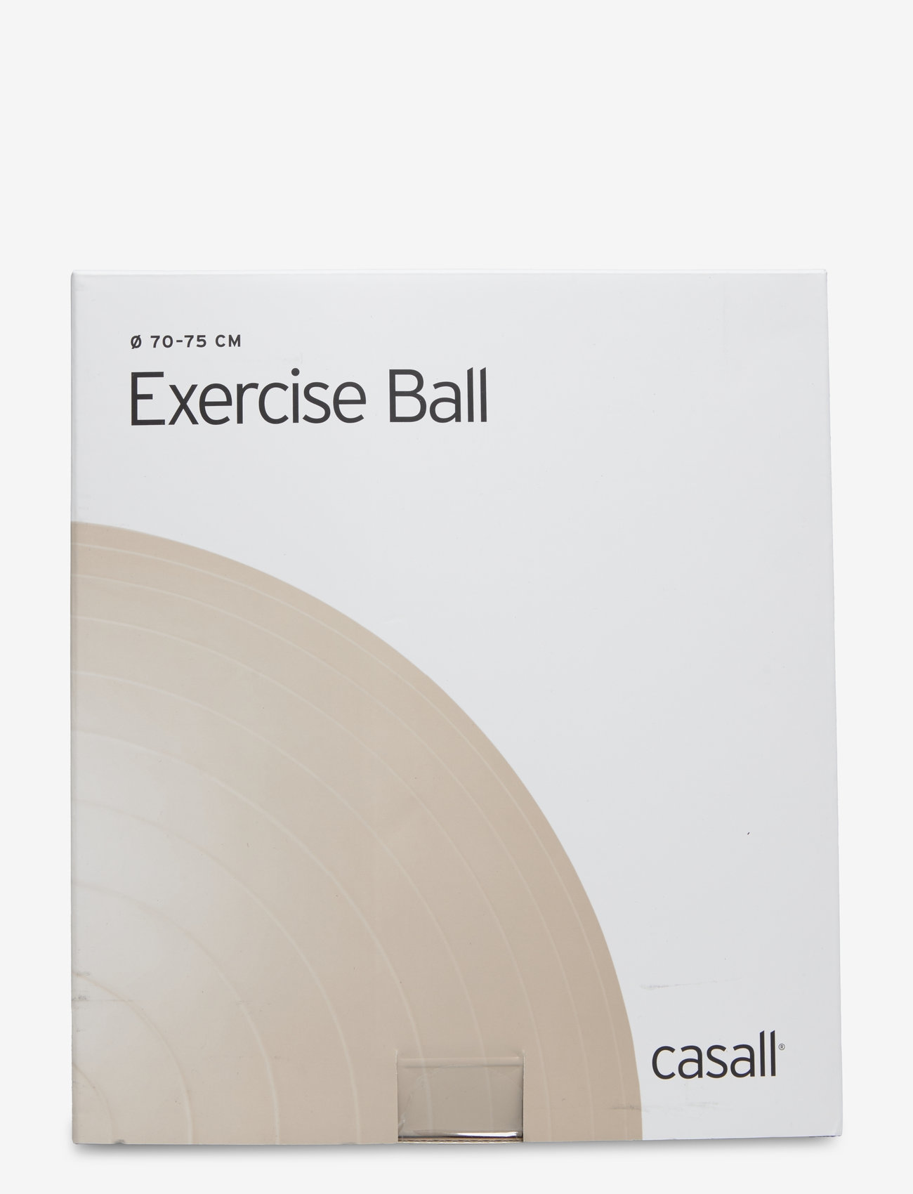 Casall - Exercise Ball 70-75cm - home workout equipment - light cashmere - 1