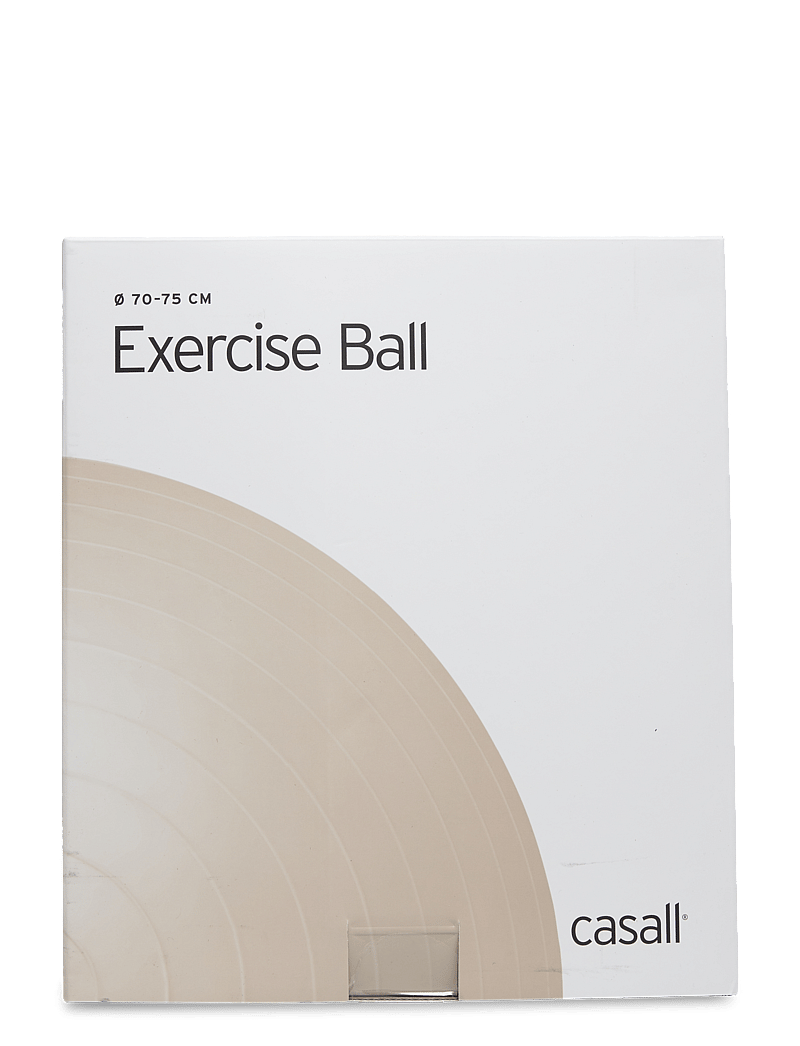Casall - Exercise Ball 70-75cm - home workout equipment - light cashmere - 1