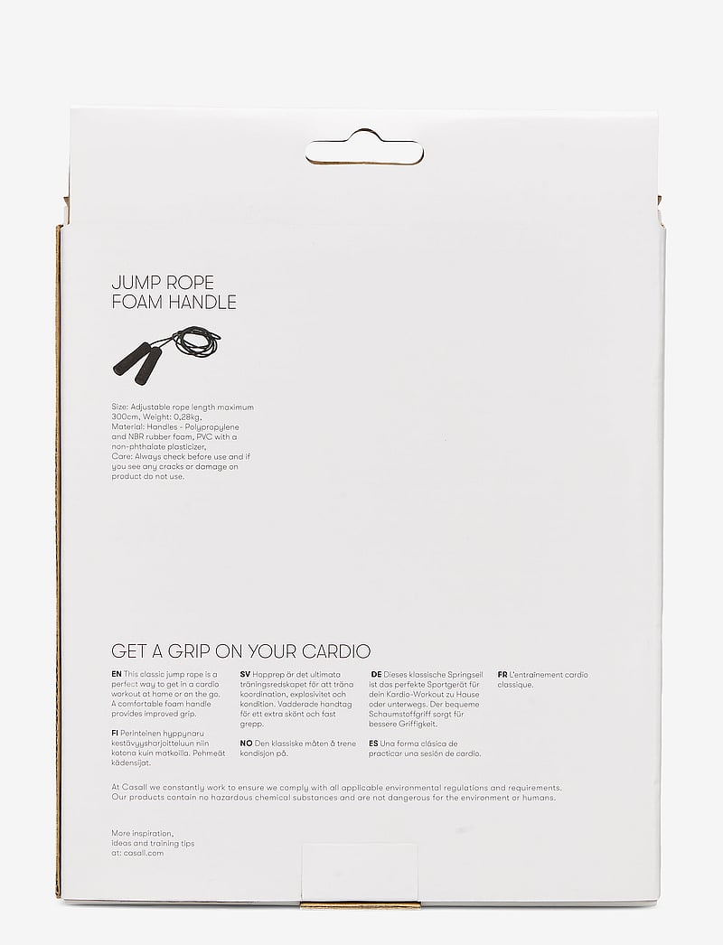 Casall - Jump Rope Foam Handle - cordes à sauter - black - 1