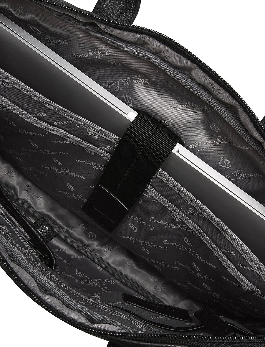 Castelijn & Beerens - CHRIS Laptop Bag 15.6" - computertasker - black - 3