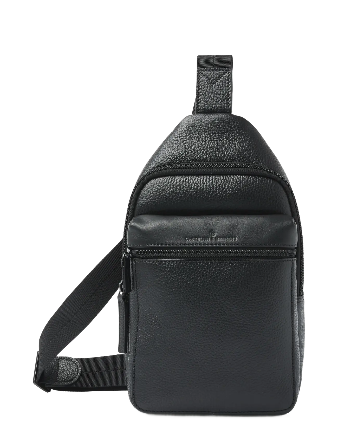 Castelijn & Beerens Onyx Sling Bag, Mænd, Sling Bag, Sort, Str: 17X8X31CM