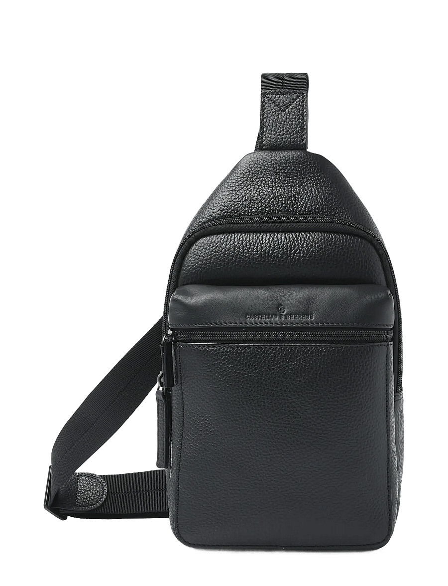 Castelijn & Beerens - ONYX Sling Bag - skuldertasker - black - 0