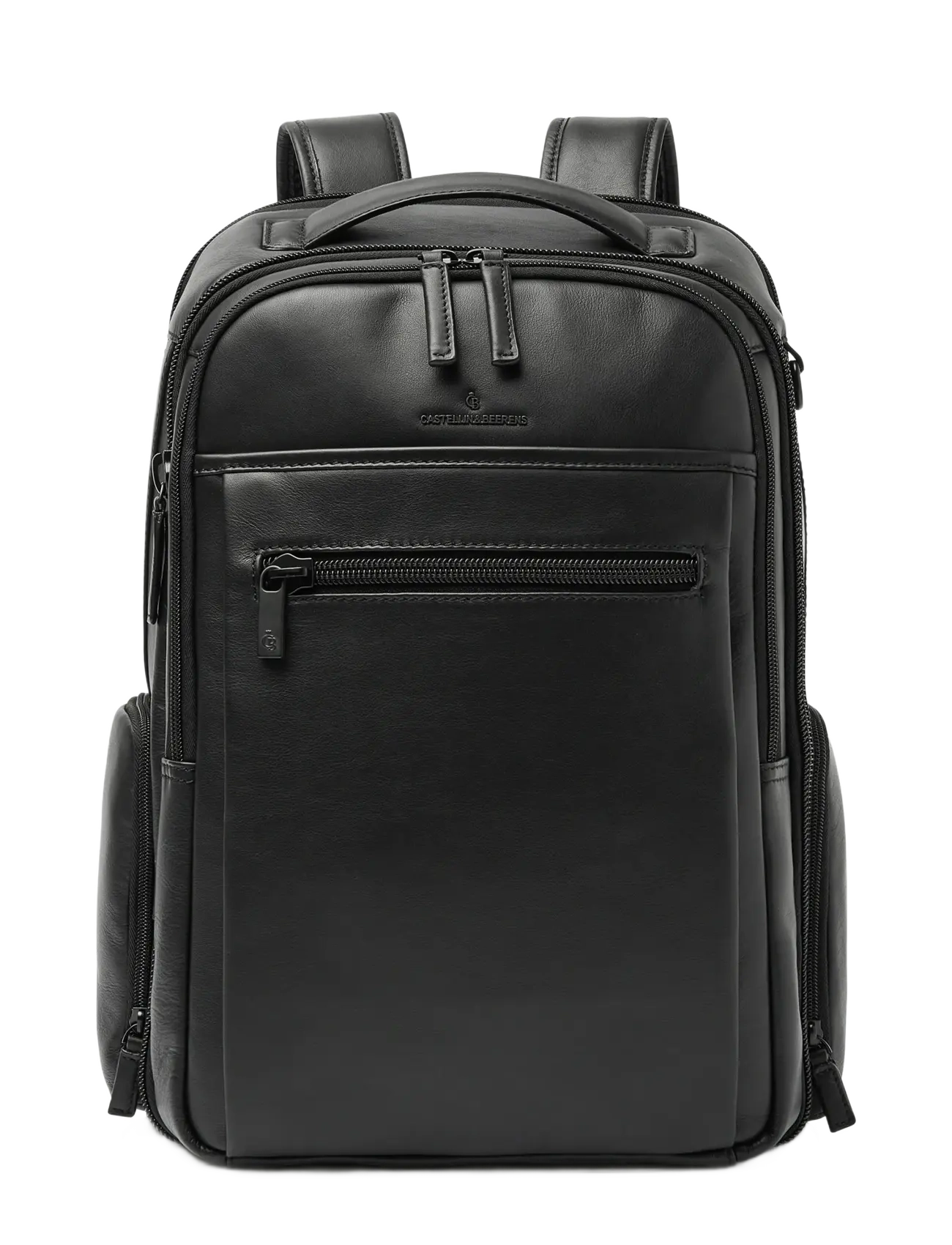 Castelijn & Beerens Uniform Cabin Size Backpack 15.6", 43X33X19 cm, Black, Backpacks > Business Backpacks, Herre