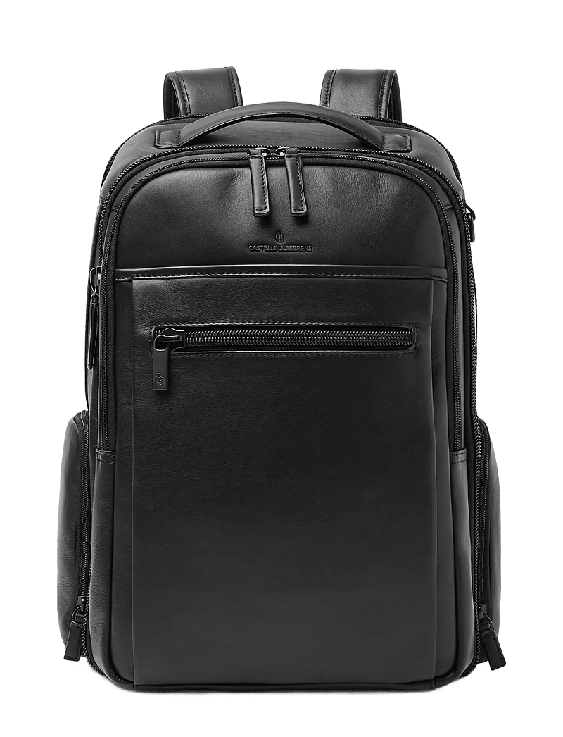 Castelijn & Beerens - UNIFORM Cabin Size Backpack 15.6" - kabinerygsække - black - 0