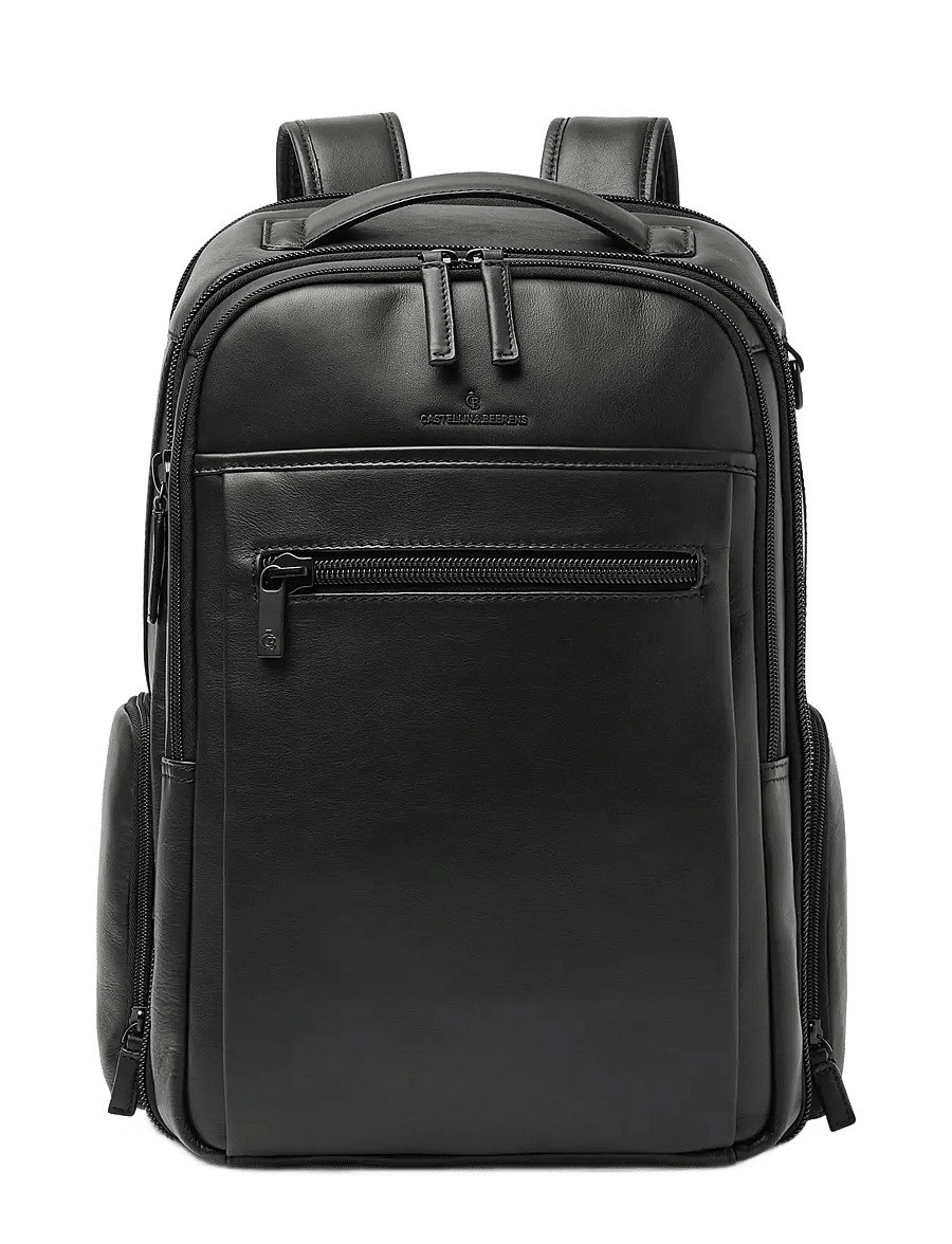 Castelijn & Beerens - UNIFORM Cabin Size Backpack 15.6" - kabinerygsække - black - 0