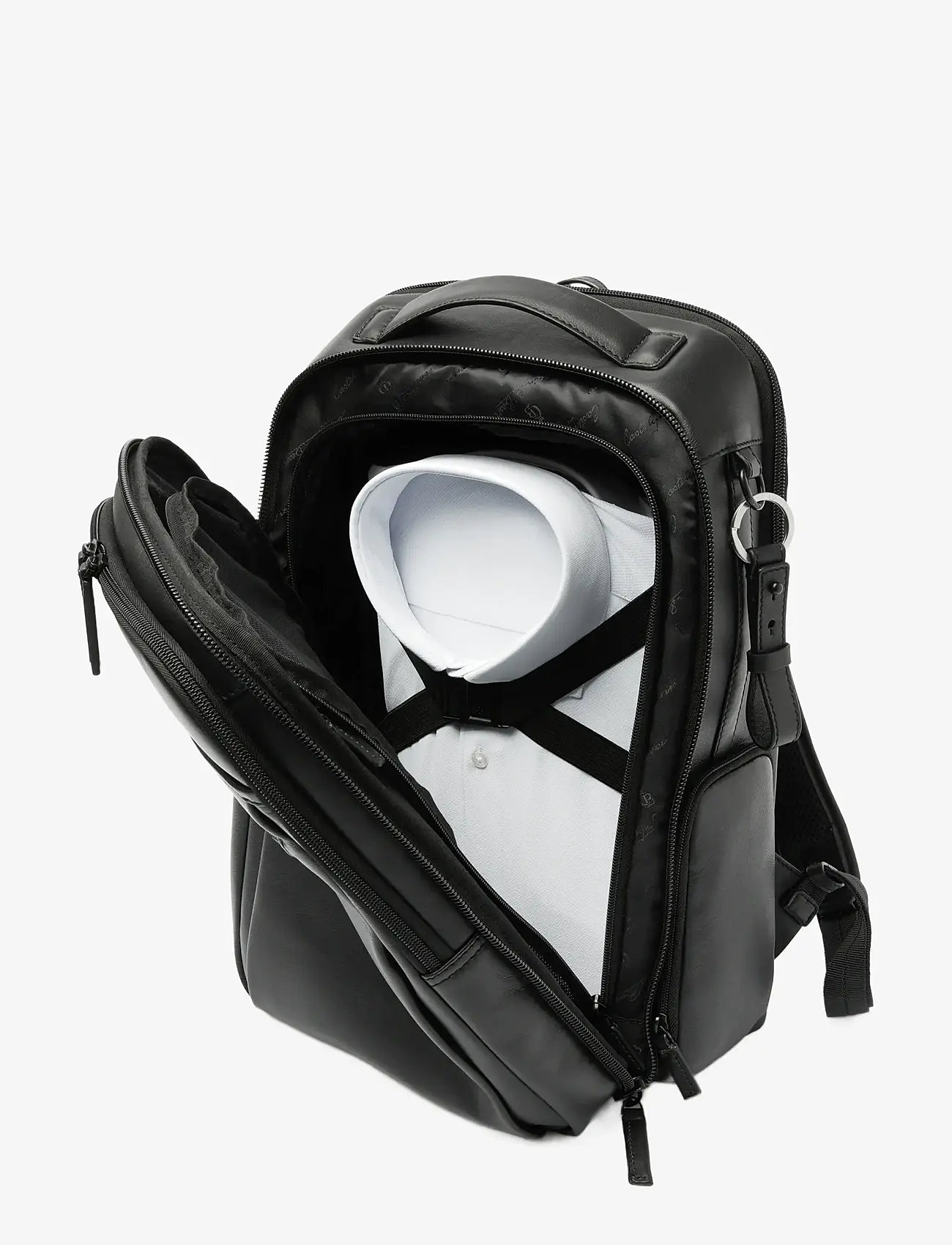 Castelijn & Beerens - UNIFORM Cabin Size Backpack 15.6" - kabinerygsække - black - 2