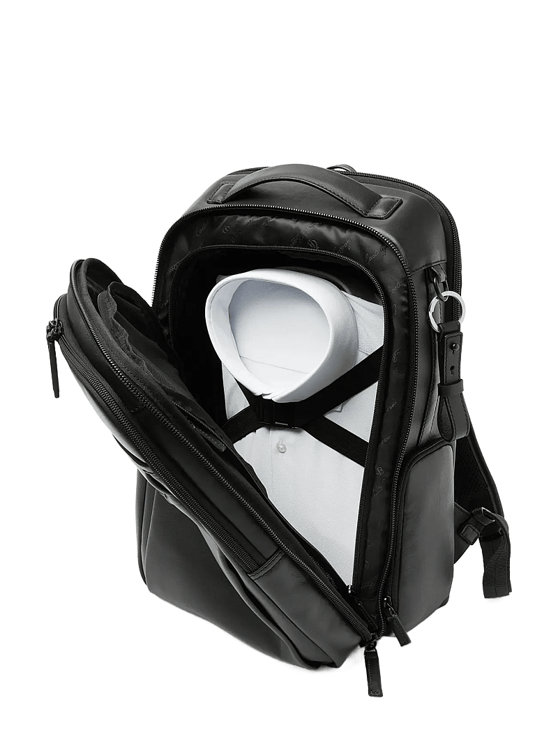 Castelijn & Beerens - UNIFORM Cabin Size Backpack 15.6" - kabinerygsække - black - 2