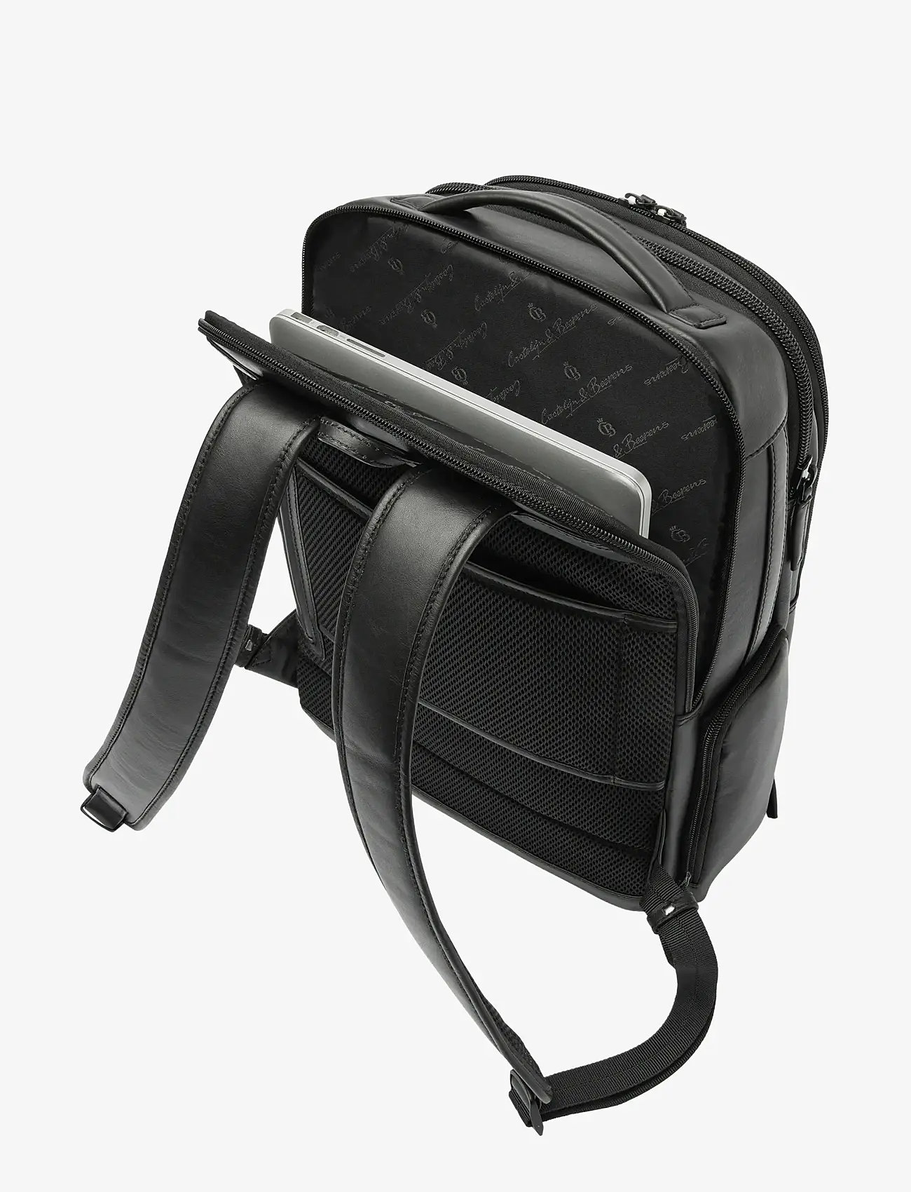 Castelijn & Beerens - UNIFORM Cabin Size Backpack 15.6" - kabinerygsække - black - 3