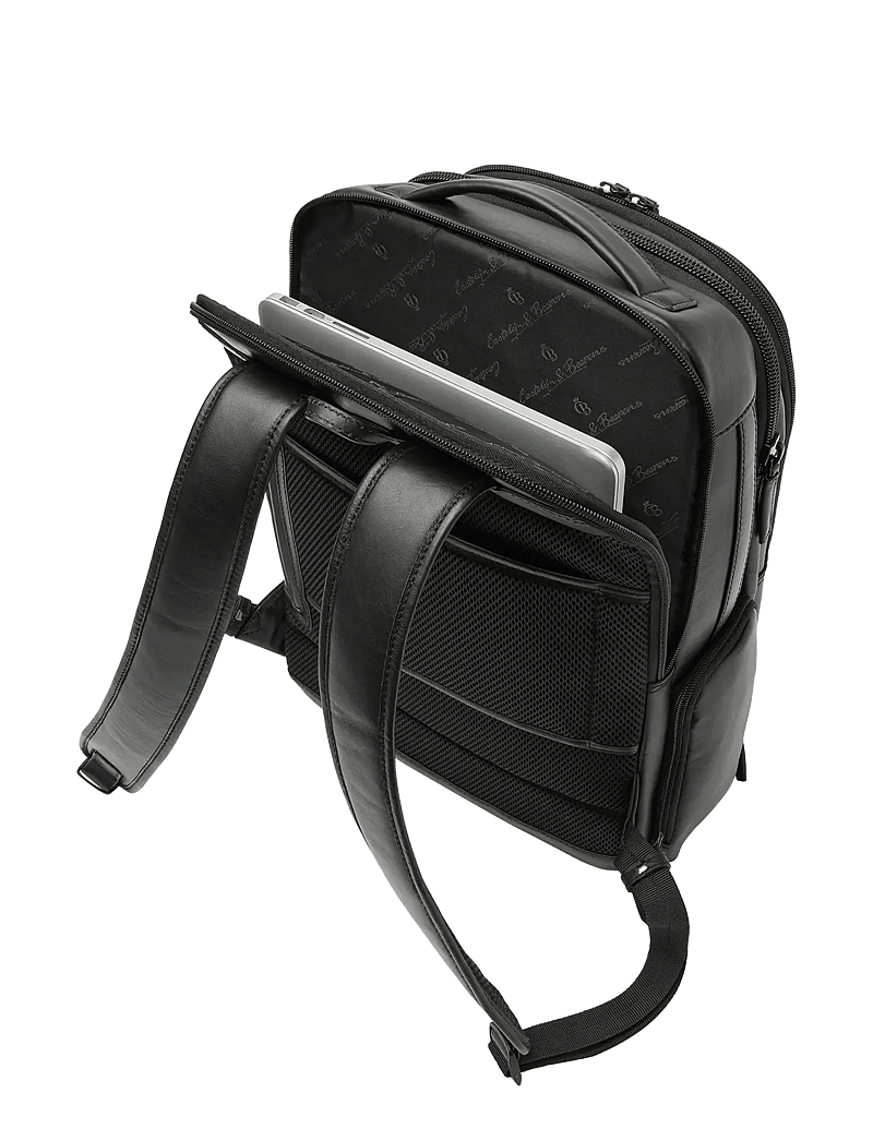 Castelijn & Beerens - UNIFORM Cabin Size Backpack 15.6" - kabinerygsække - black - 3