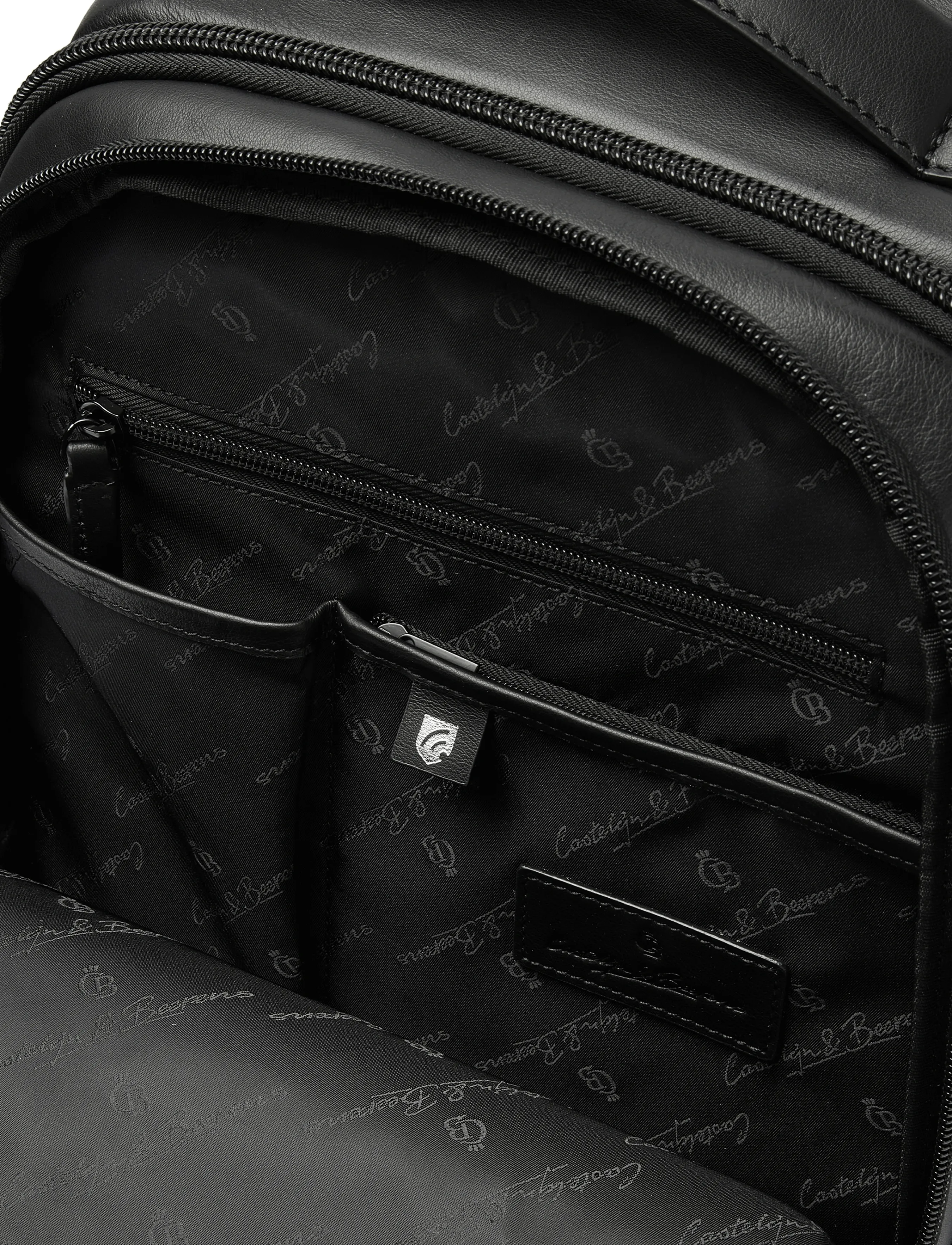 Castelijn & Beerens - UNIFORM Cabin Size Backpack 15.6" - kabinerygsække - black - 5