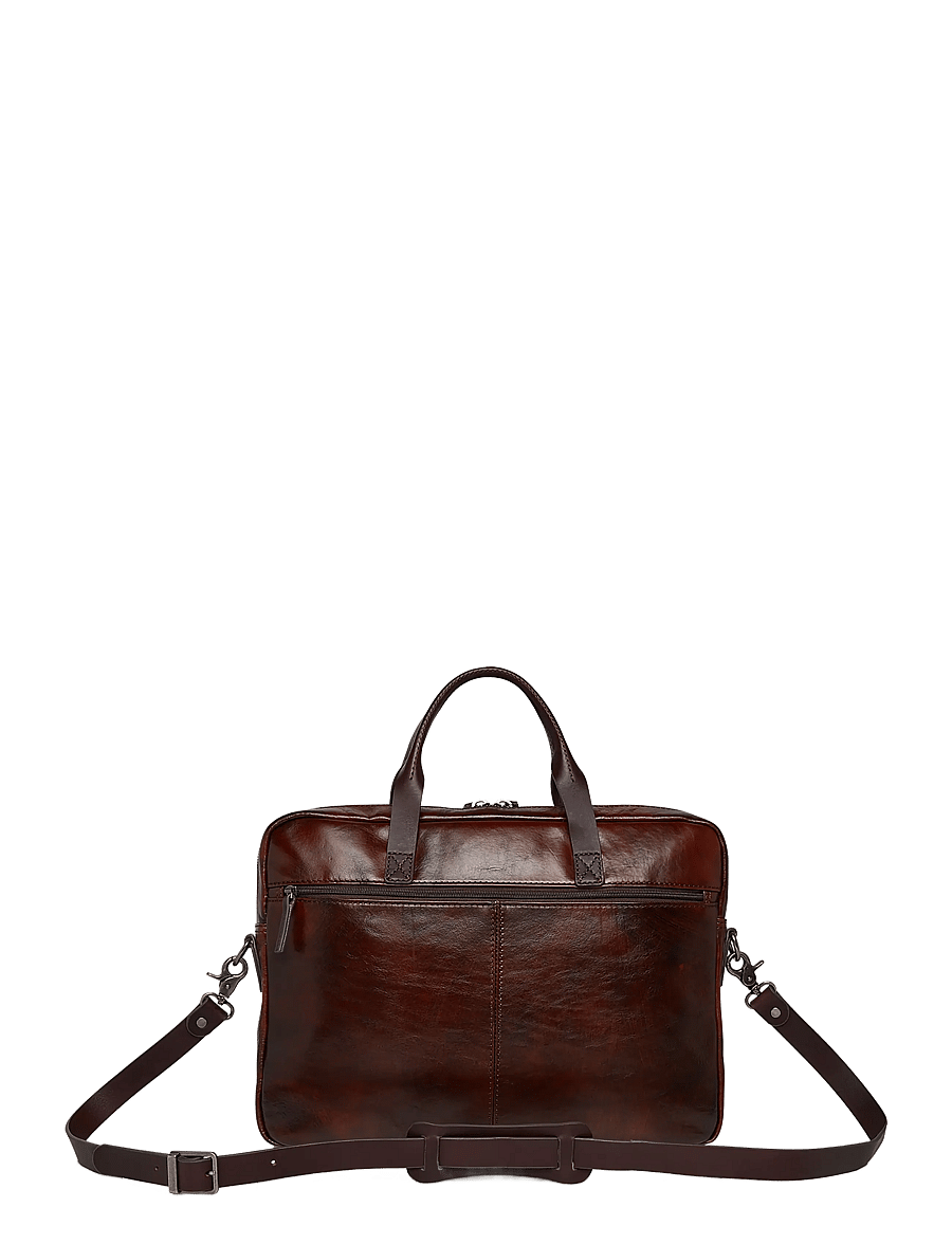 Castelijn & Beerens - RIEN Laptop Bag 15.6" single zip - computertasker - cognac - 1