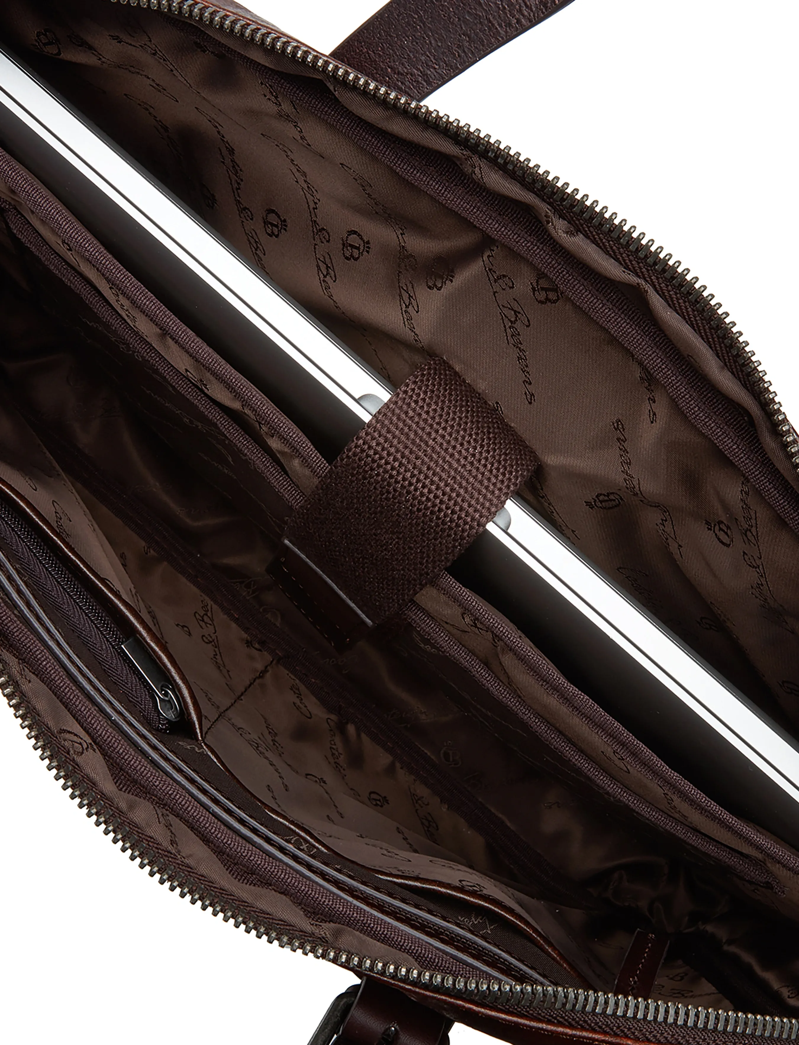 Castelijn & Beerens - RIEN Laptop Bag 15.6" single zip - computertasker - cognac - 2