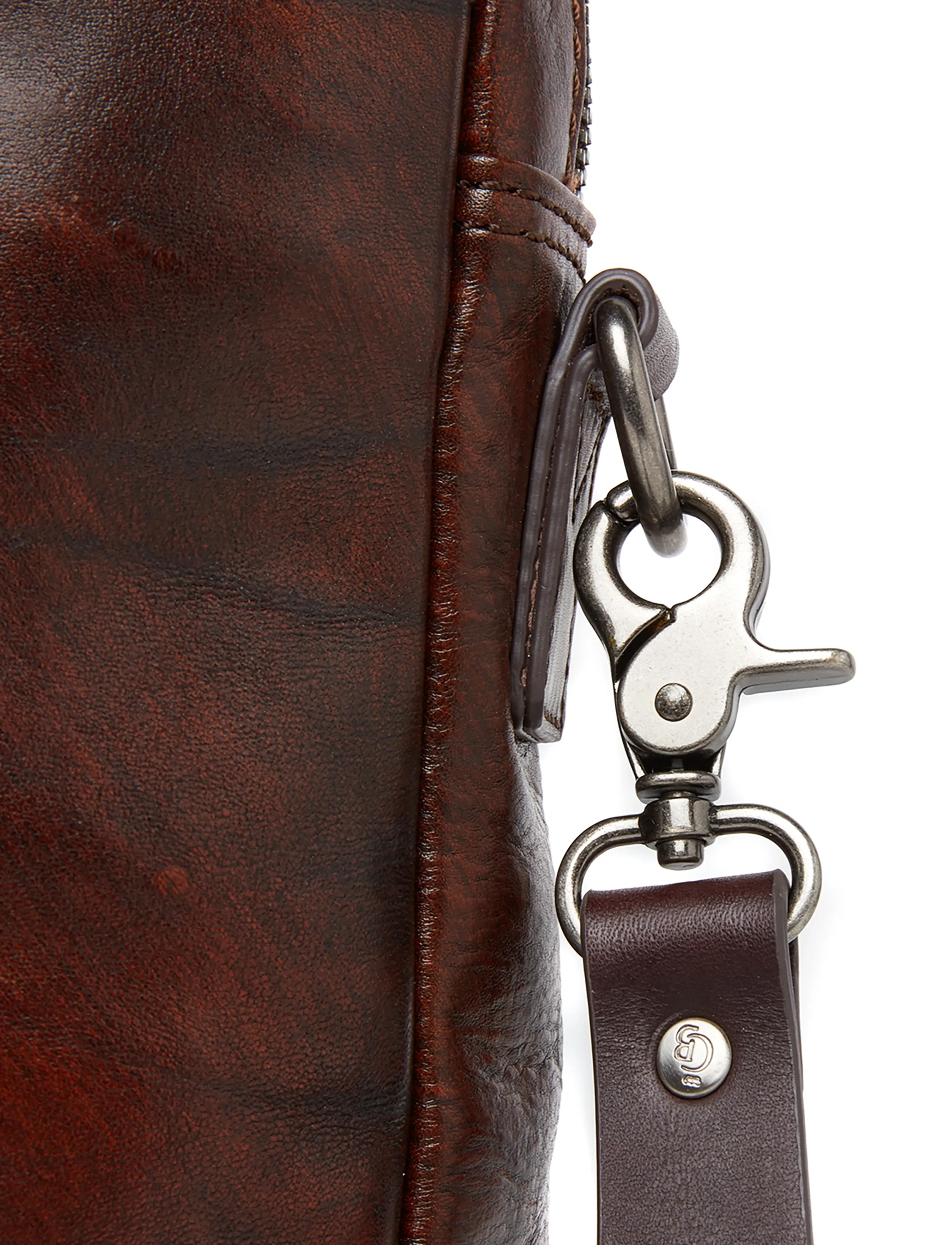 Castelijn & Beerens - RIEN Laptop Bag 15.6" single zip - computertasker - cognac - 5