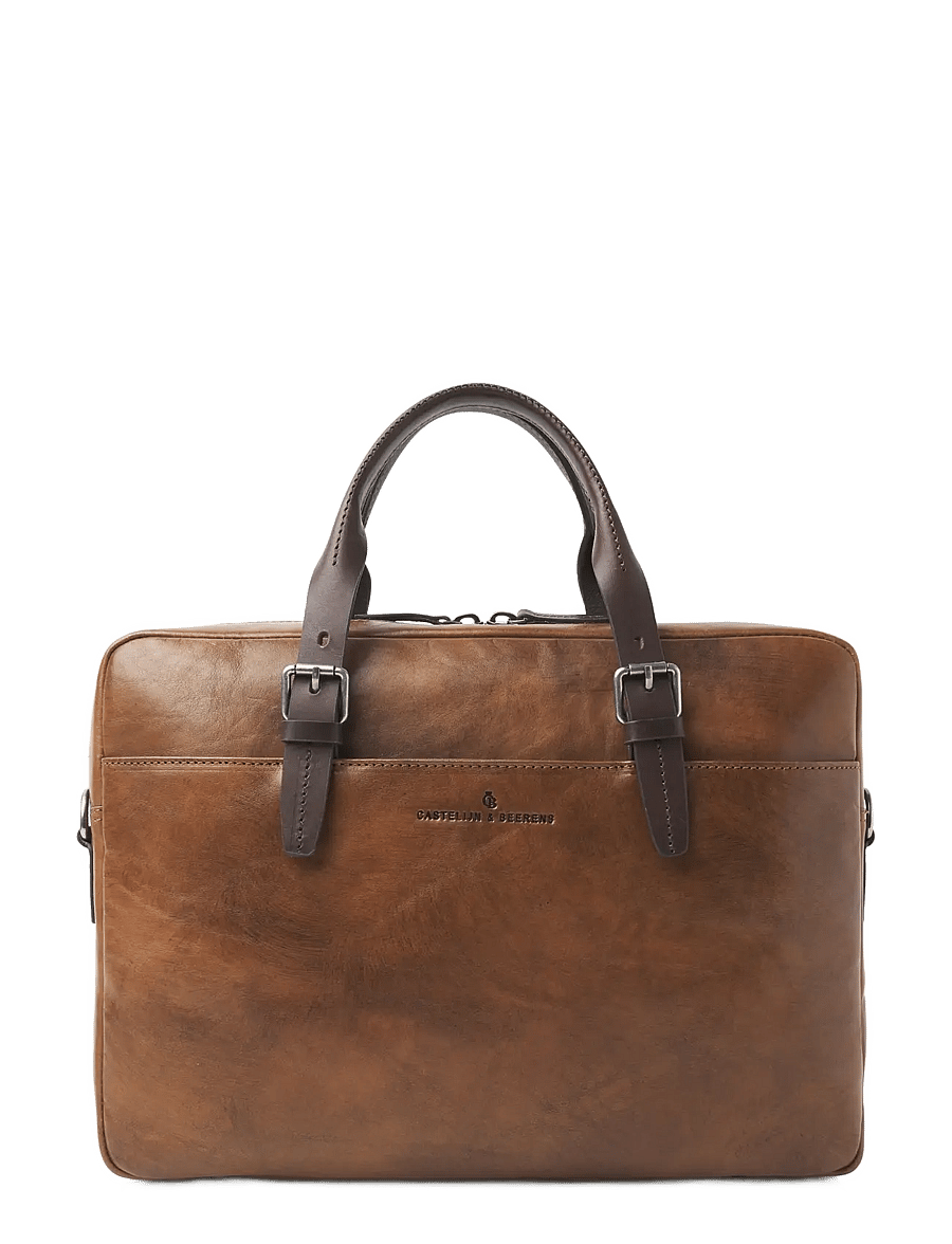 Castelijn & Beerens - RIEN Laptop Bag 15.6" single zip - computertasker - natural - 0