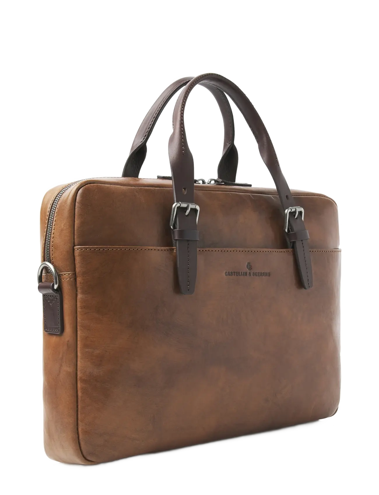 Castelijn & Beerens - RIEN Laptop Bag 15.6" single zip - computertasker - natural - 2
