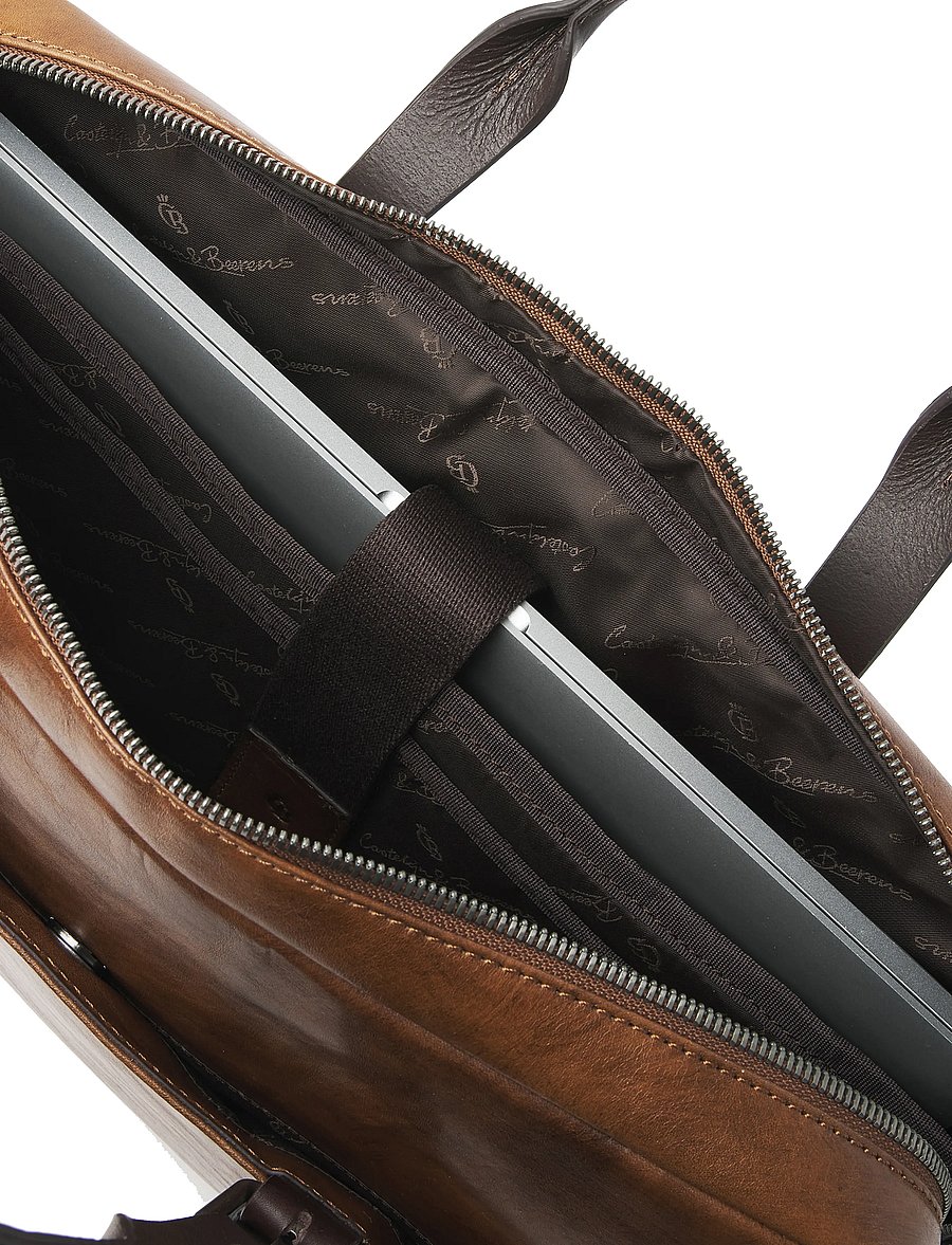 Castelijn & Beerens - RIEN Laptop Bag 15.6" single zip - computertasker - natural - 5