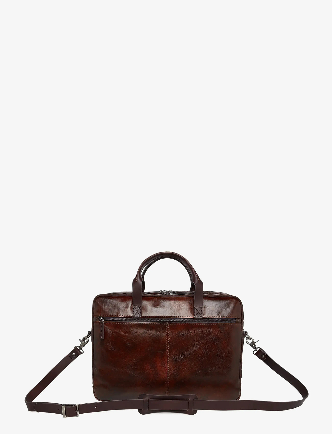 Castelijn & Beerens - RIEN Laptop Bag 15.6" double zip - computertasker - cognac - 1