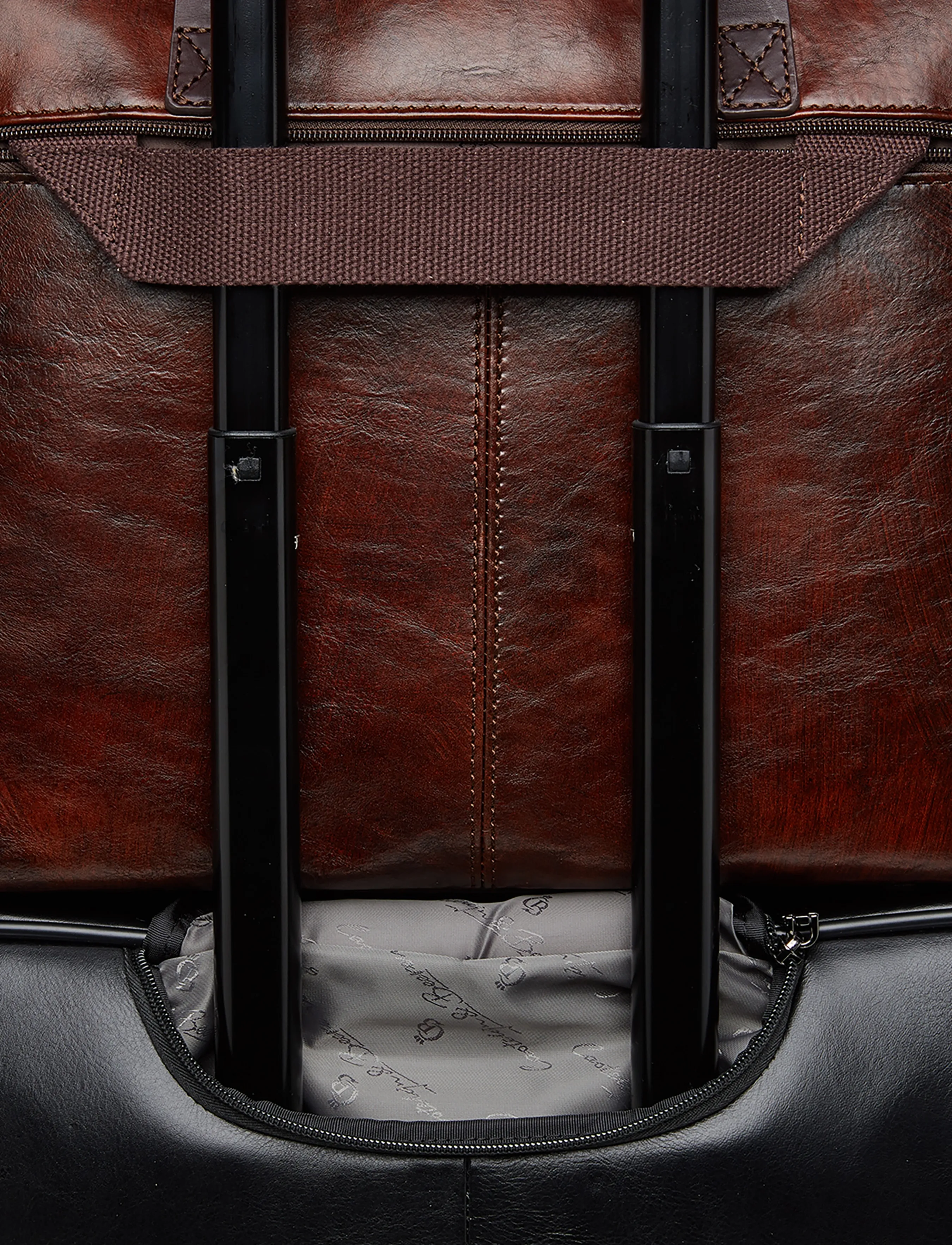 Castelijn & Beerens - RIEN Laptop Bag 15.6" double zip - laptopväskor - cognac - 3